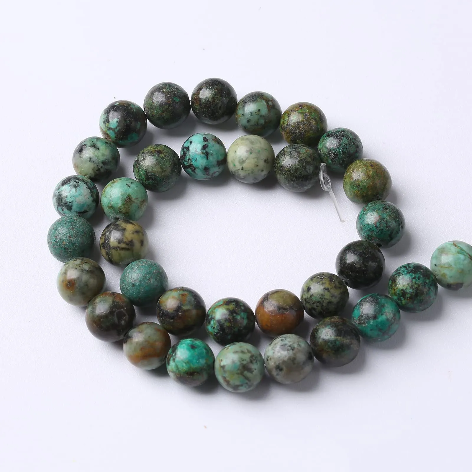 ZXYMLZI Perline in Pietra Turchese Africana Naturale 6mm, 60 Pezzi - immagine 7