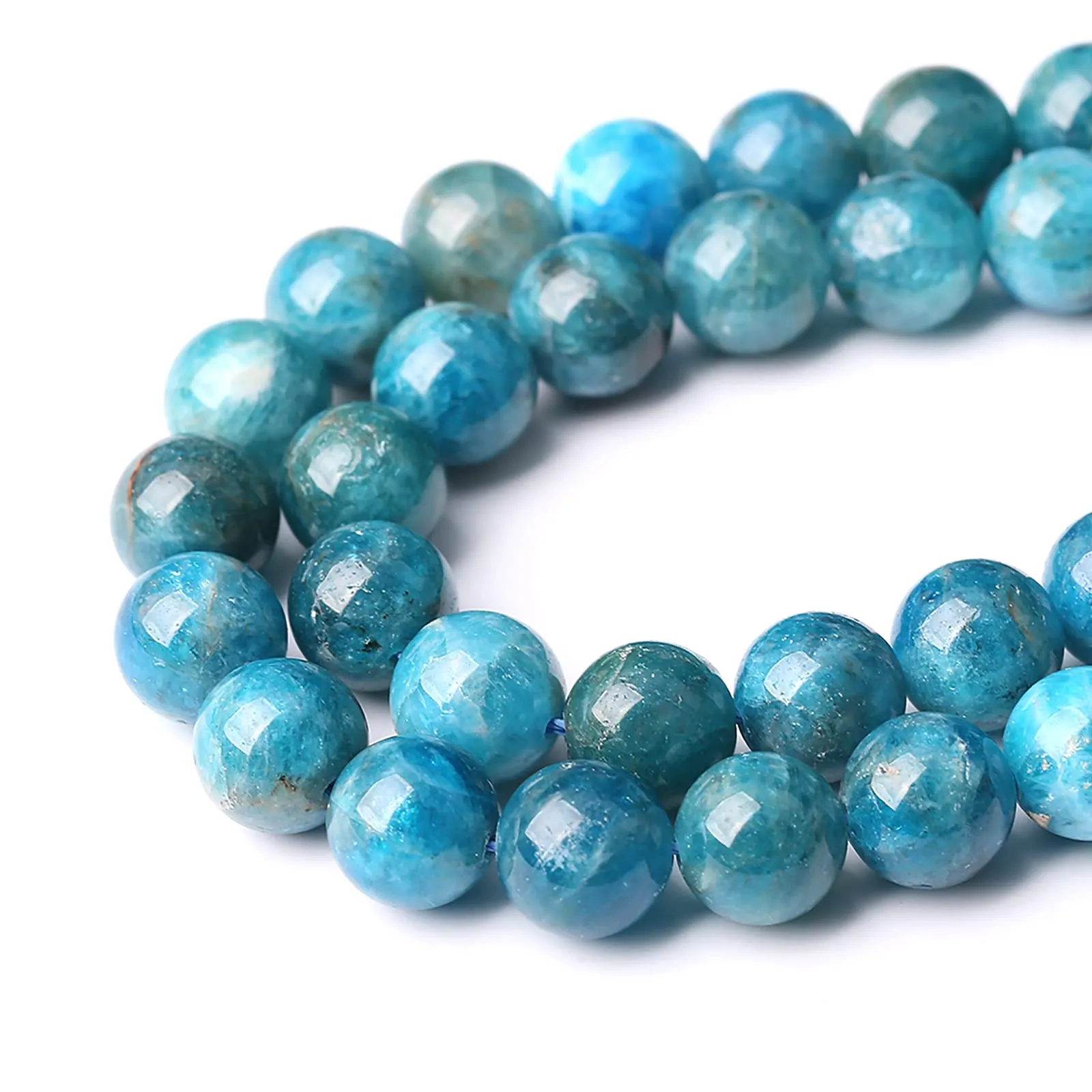 ZXYMLZI 60 Perline in Apatite Blu Naturale 6 mm, 38,1 cm - immagine 3