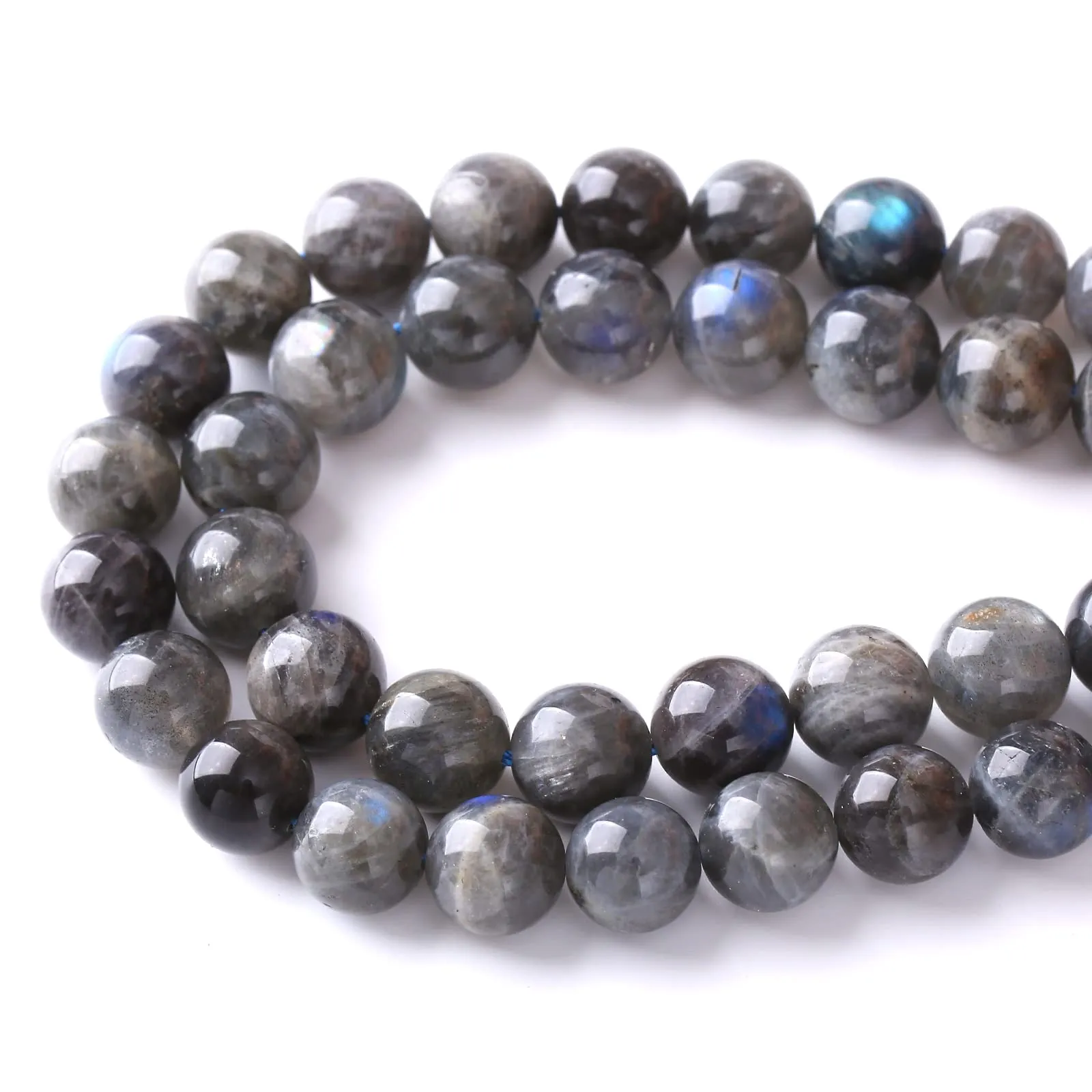 ZXYMLZI 60 Perline in Labradorite Naturale AAA 6mm per Gioielli Fai da Te, 38,1 cm - immagine 6