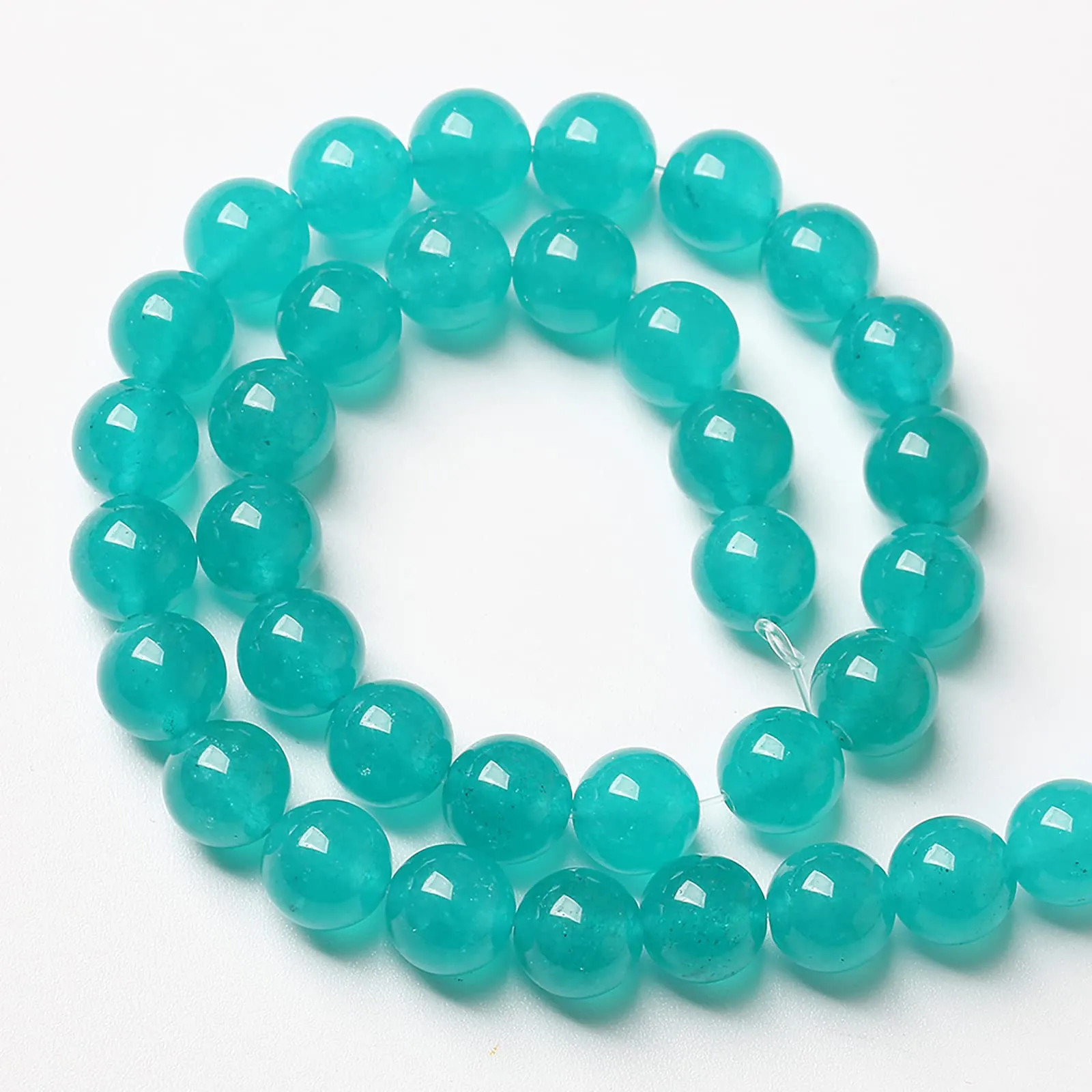 ZXYMLZI Perline in Pietra Naturale Amazonnite Blu, 6 mm, 120 Pezzi (2 Fili) - immagine 5