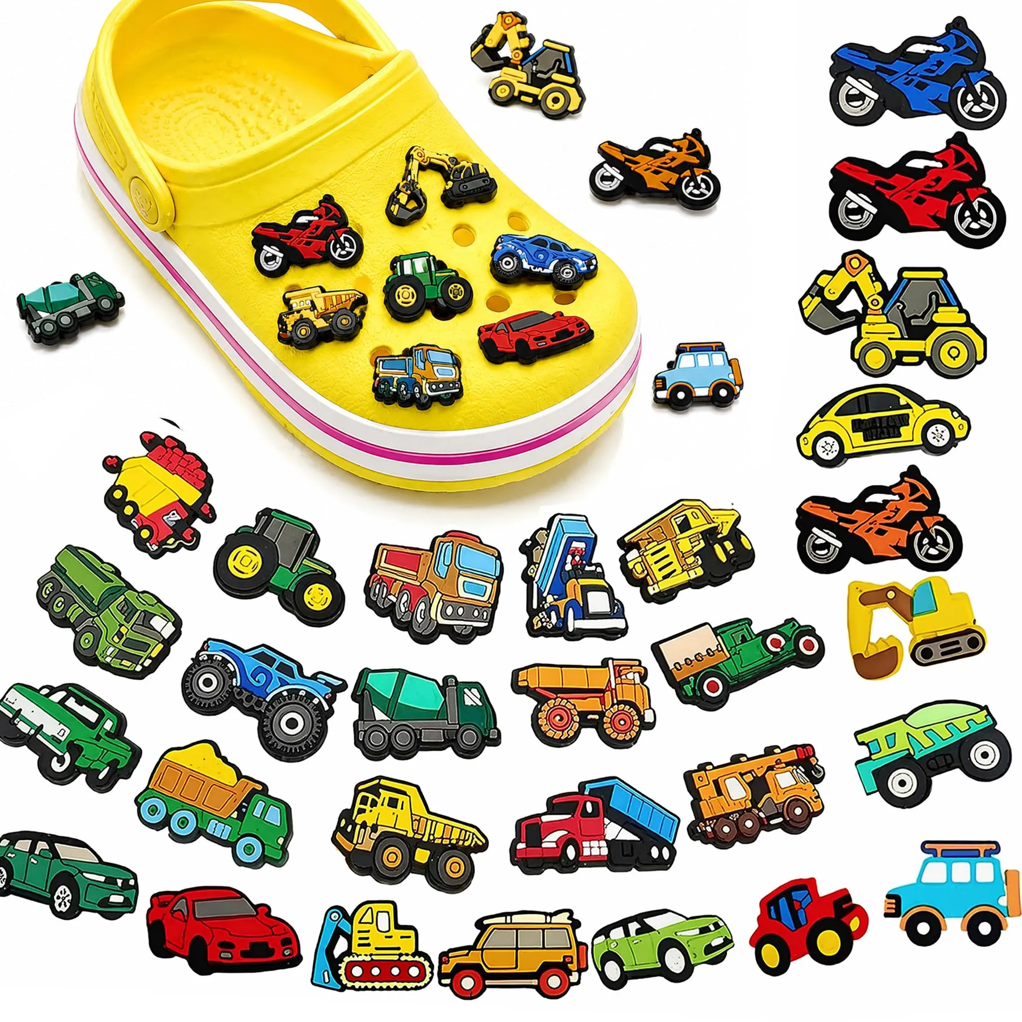 Ruiaqer 34 Spille per Scarpe Escavatore in PVC per Bambini, Taglia M - immagine 7