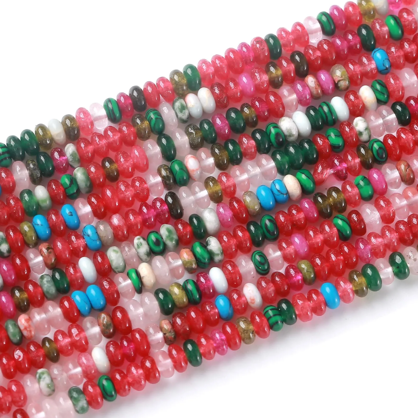 ZXYMLZI 150 Perline in Giada Rossa Naturale, 2 x 4 mm - immagine 4