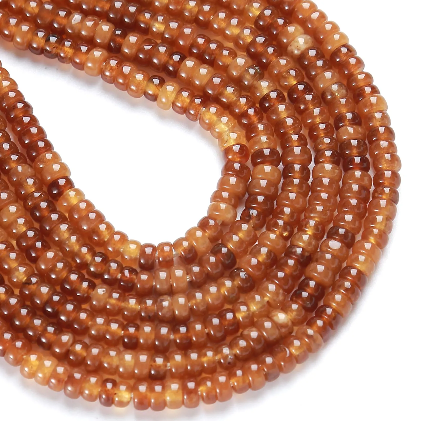ZXYMLZI Perline in Tormalina Oro Naturale, 2 x 4 mm, 150 Pezzi - immagine 1
