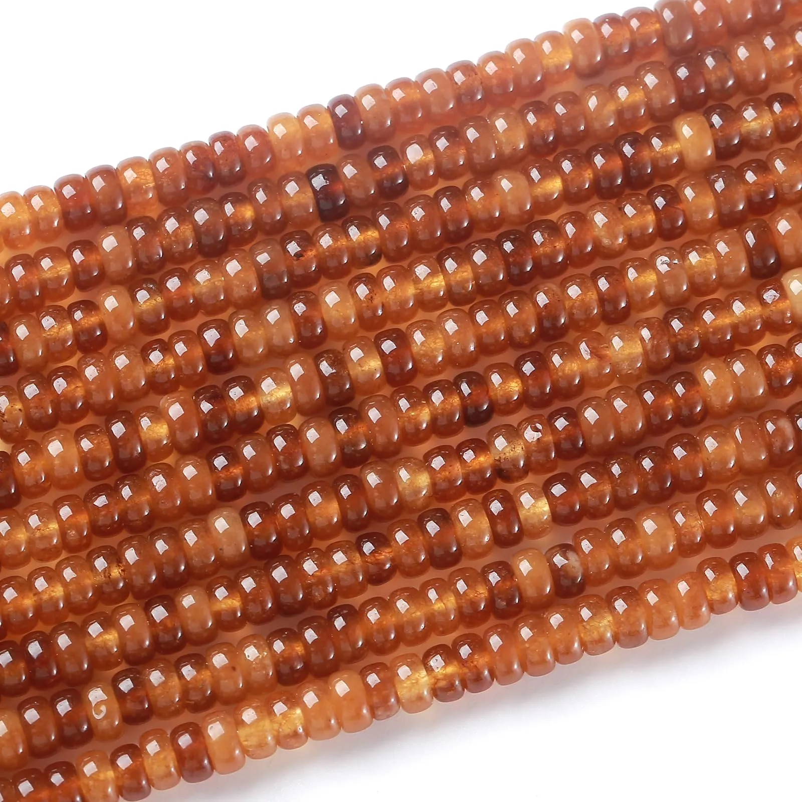ZXYMLZI Perline in Tormalina Oro Naturale, 2 x 4 mm, 150 Pezzi - immagine 3