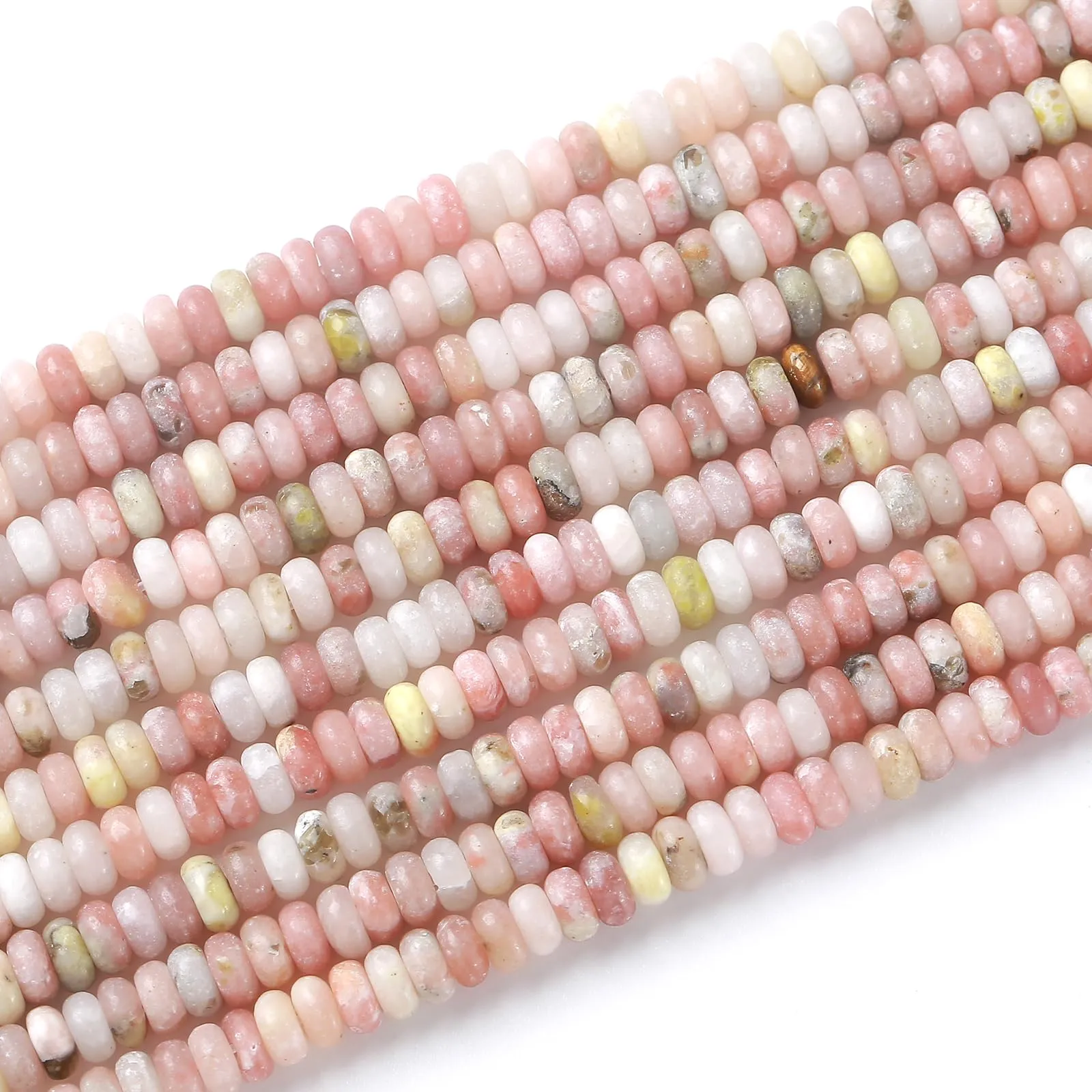 ZXYMLZI 150 Perline in Pietra Naturale Fiore di Prugno, 2 x 4 mm - immagine 4