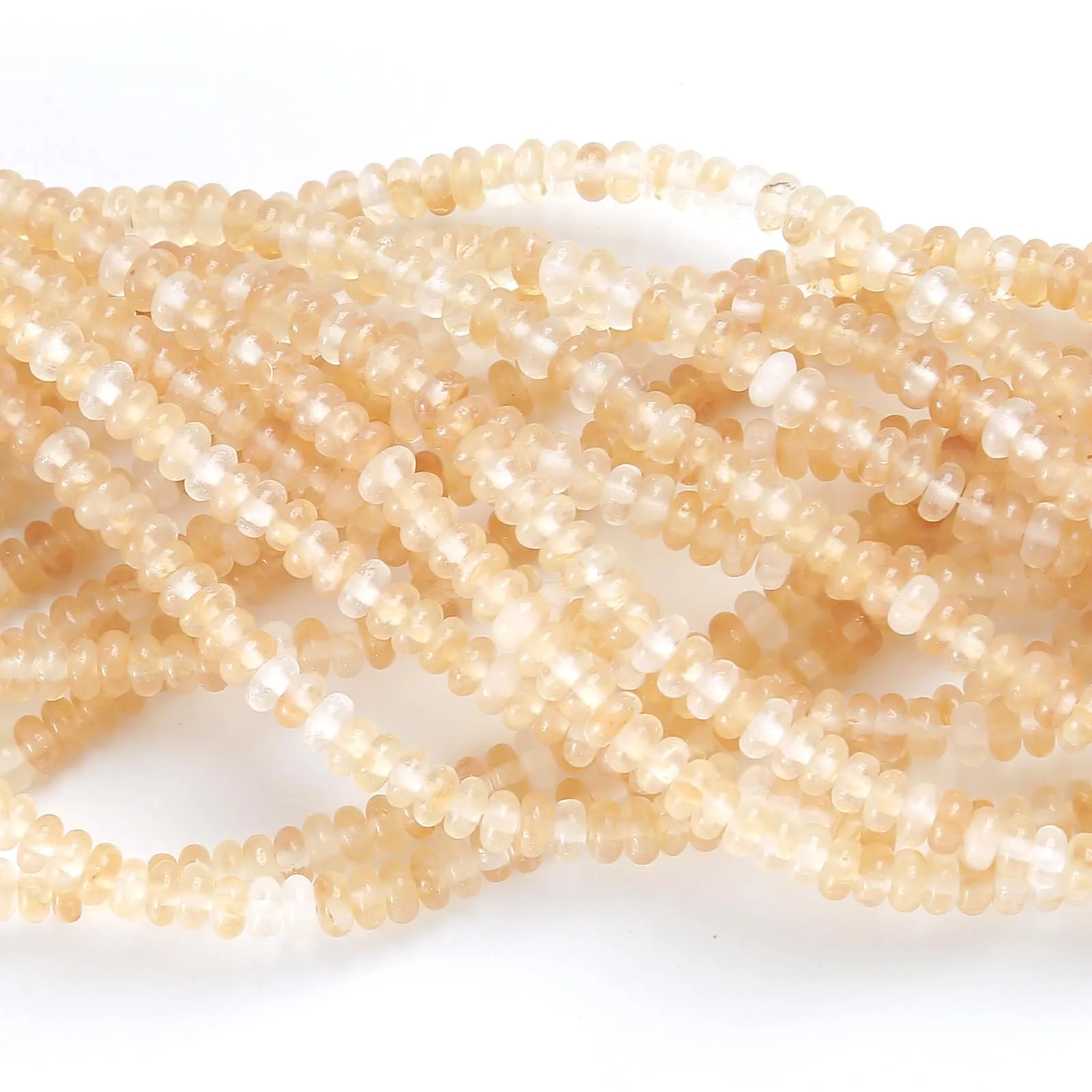 ZXYMLZI 150 Perline in Giada Tea Watermelon, 2x4 mm, Distanziatori per Gioielli Fai da Te - immagine 2