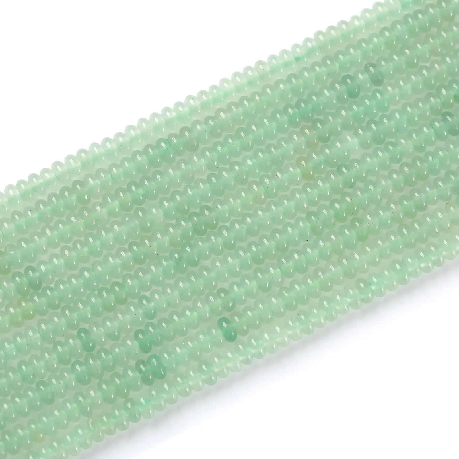 ZXYMLZI 150 Perline in Avventurina Verde Naturale, 2 x 4 mm, AE50 - immagine 4