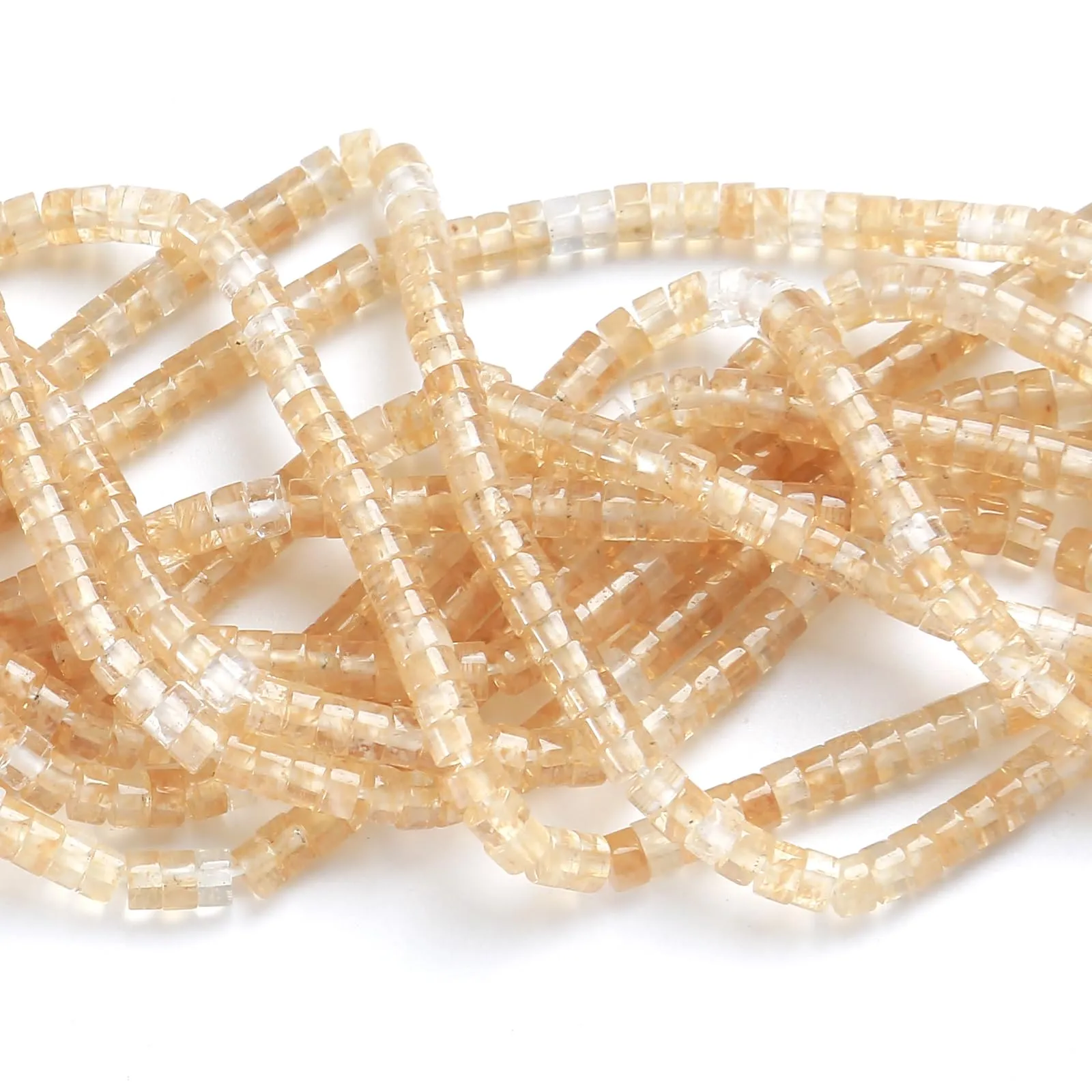 ZXYMLZI Perline in Giada Naturale a Forma di Tubo, 2 x 4 mm, 150 Pezzi - immagine 2