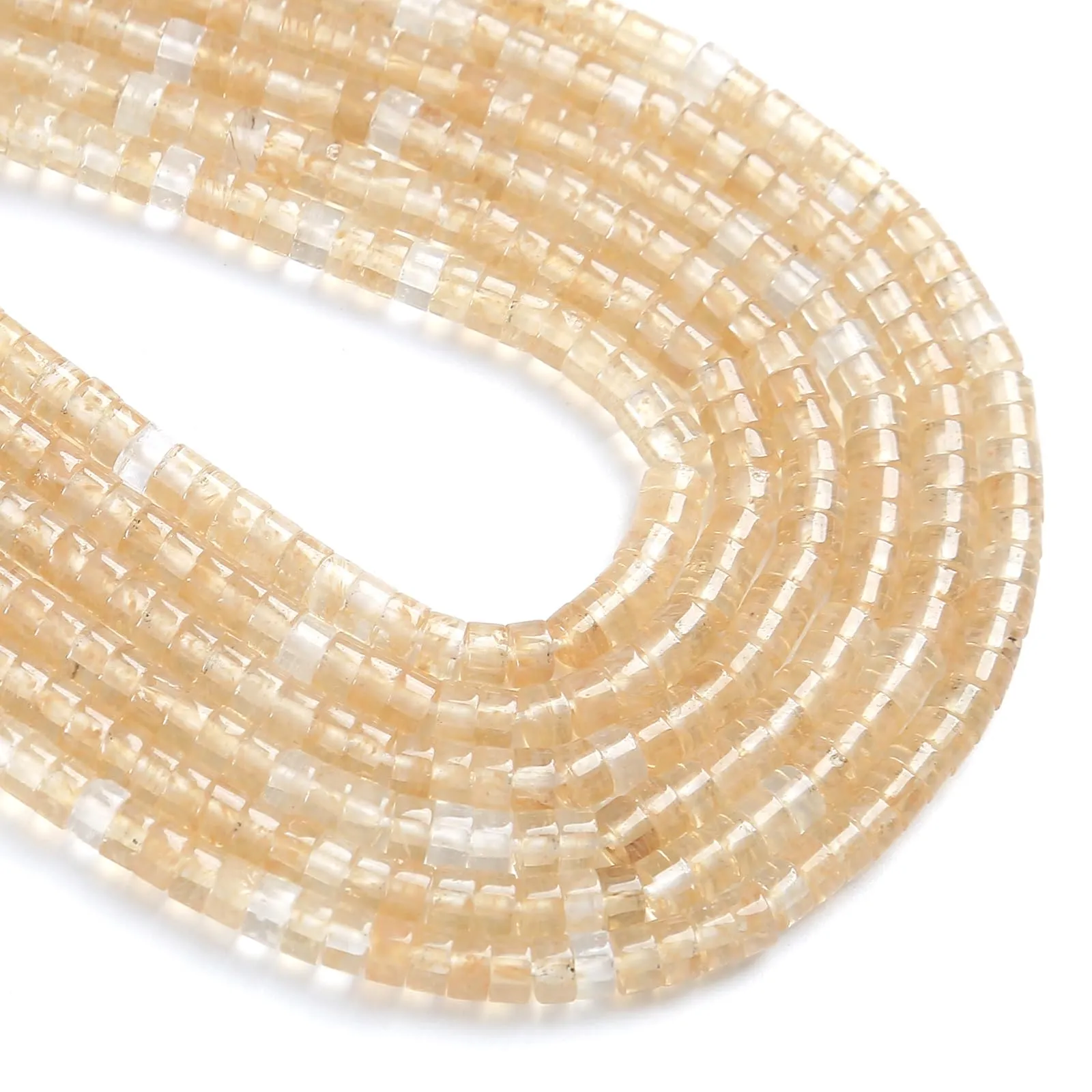 ZXYMLZI Perline in Giada Naturale a Forma di Tubo, 2 x 4 mm, 150 Pezzi - immagine 3