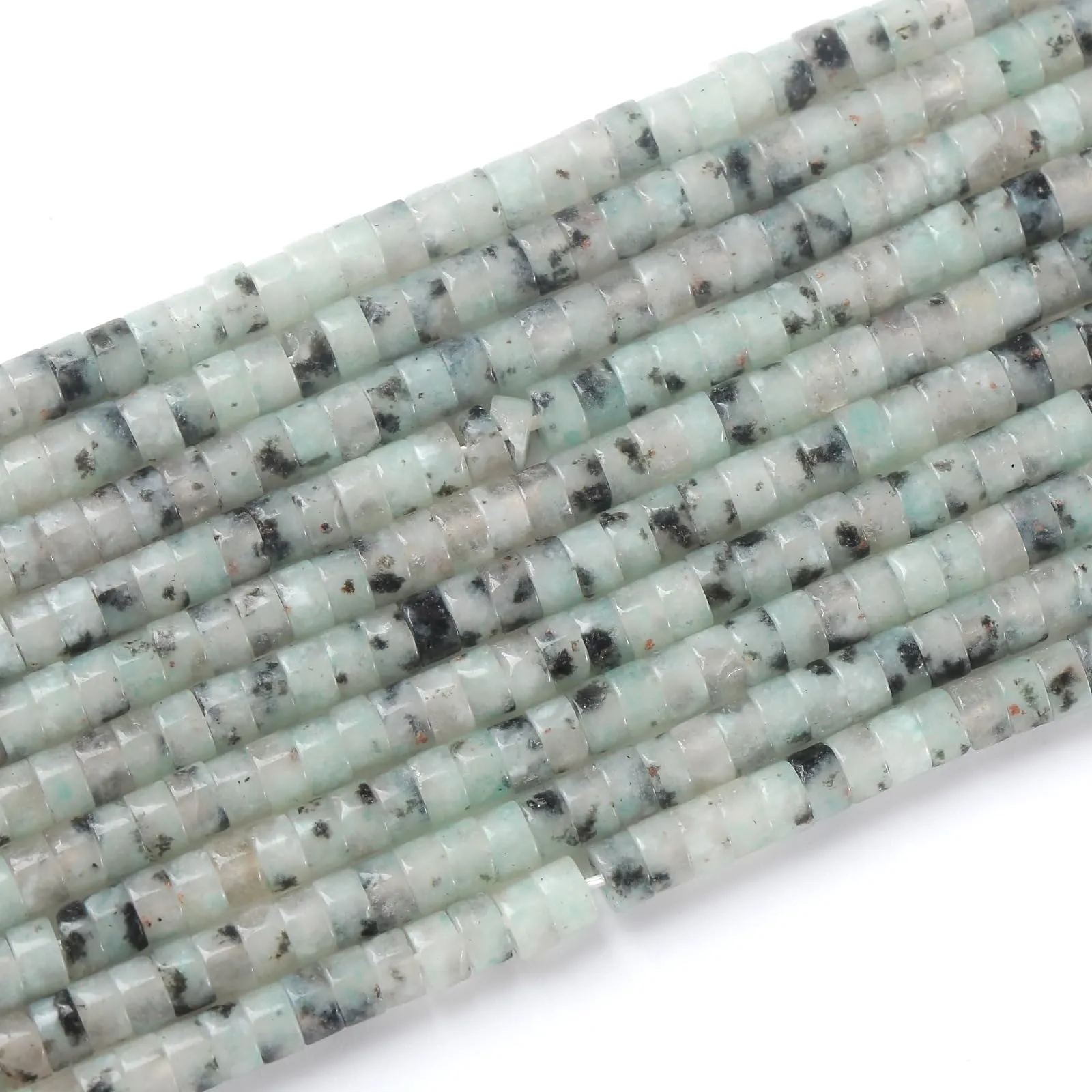 ZXYMLZI Perline in Pietra Naturale Tianshan Blu, 2x4 mm, 150 Pezzi - immagine 3