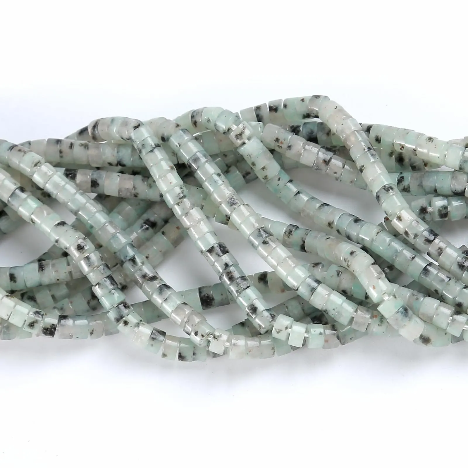 ZXYMLZI Perline in Pietra Naturale Tianshan Blu, 2x4 mm, 150 Pezzi - immagine 4