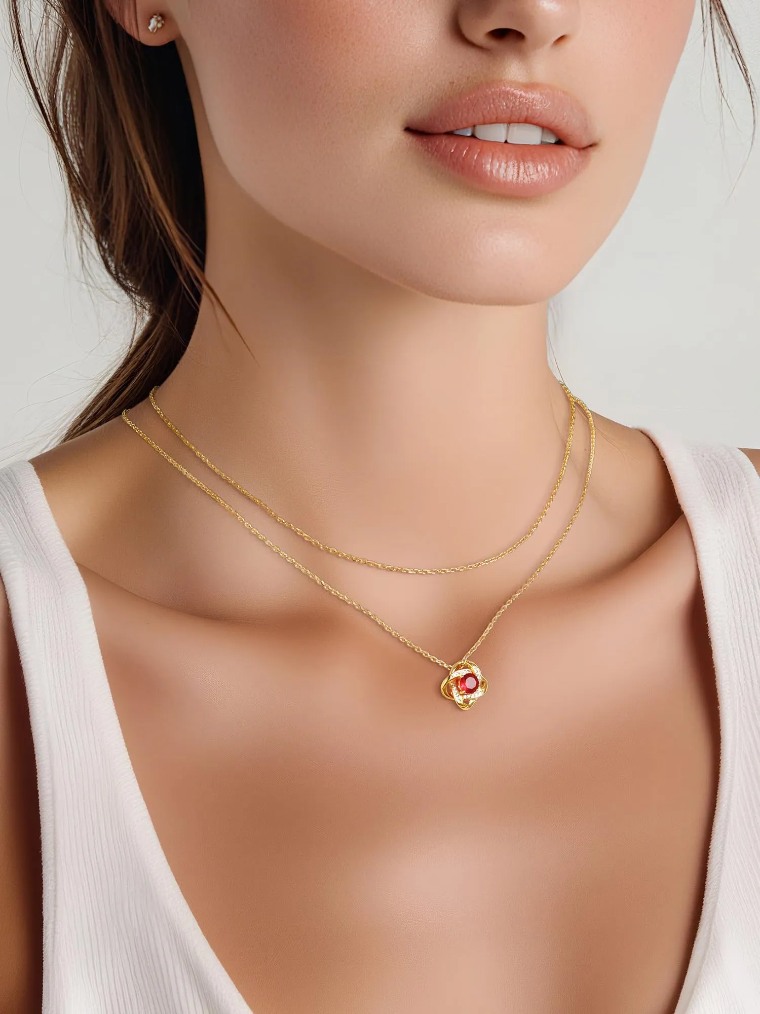 FaithHeart Collana in Acciaio Inossidabile Oro 1.4mm 55cm - immagine 7
