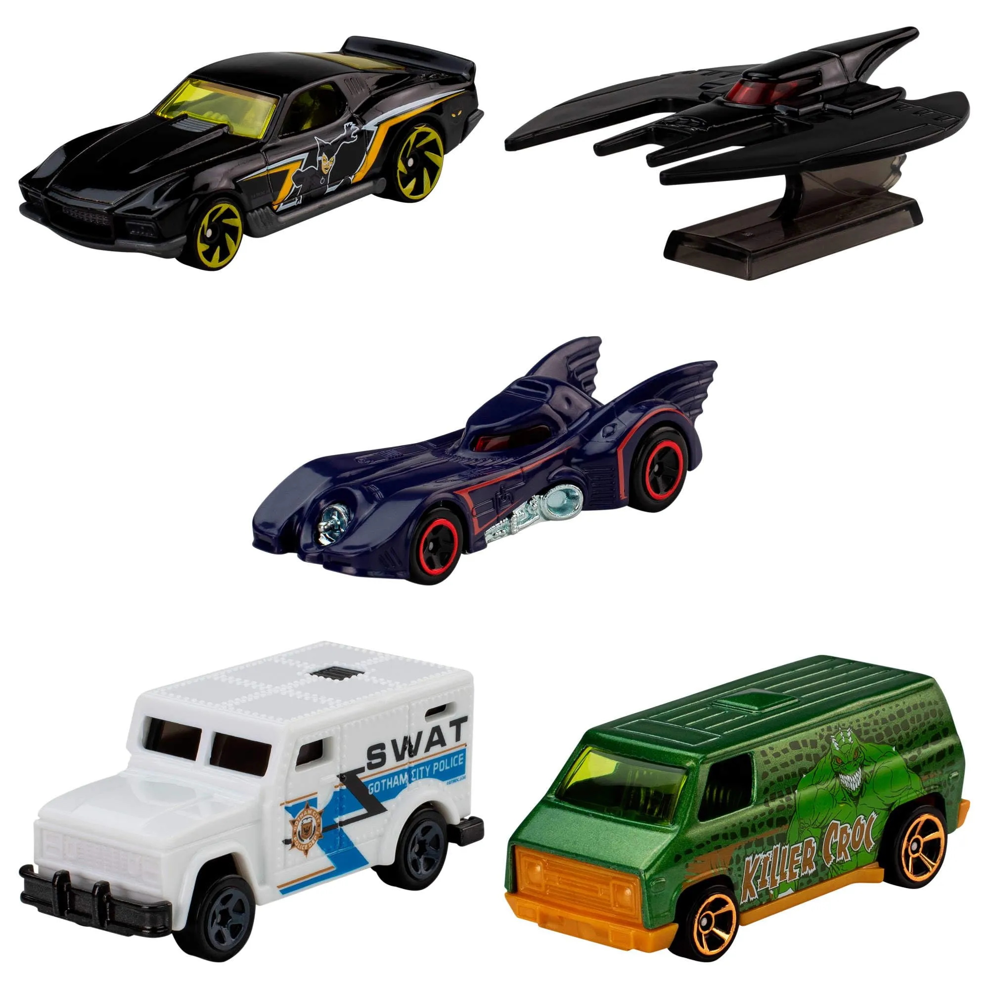 Hot Wheels Batman 5-Pack 1:64 Scale - immagine 1