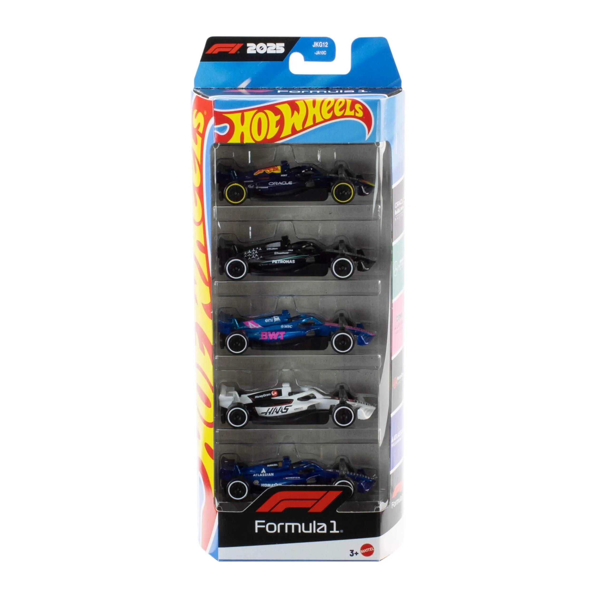Hot Wheels Formula 1 5-Pack Veicoli Scala 1:64 - immagine 6
