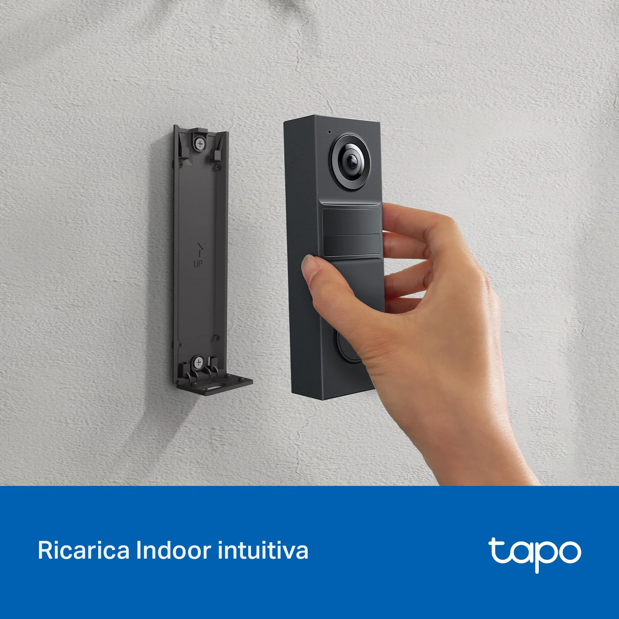 Tapo D205 Videocitofono WiFi 2K 3MP Batteria 180 Giorni Campo Visivo 160° - immagine 9