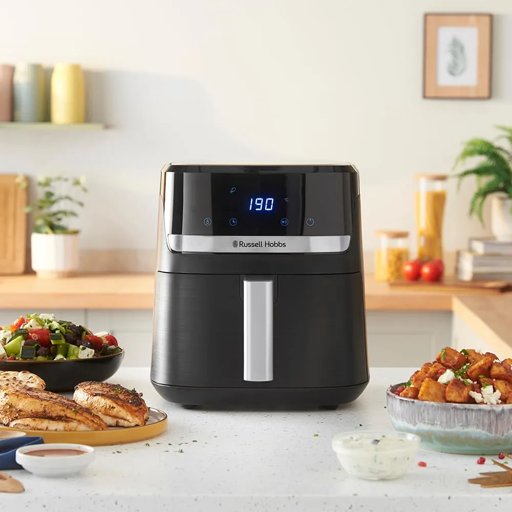 Russell Hobbs Friggitrice ad Aria, 5,5 L, 9 Funzioni, Nero - immagine 5