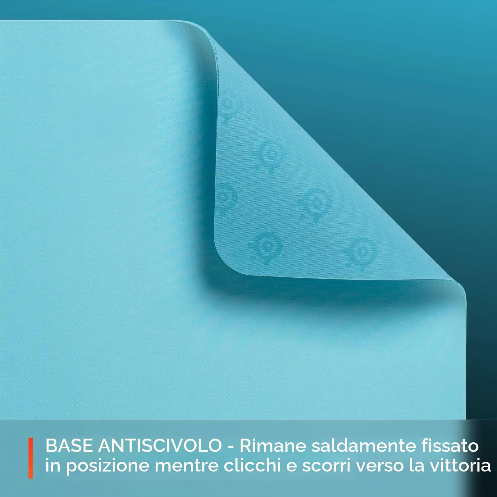 SteelSeries QcK Cloth Gaming Mouse Pad, Large, Aqua - immagine 4