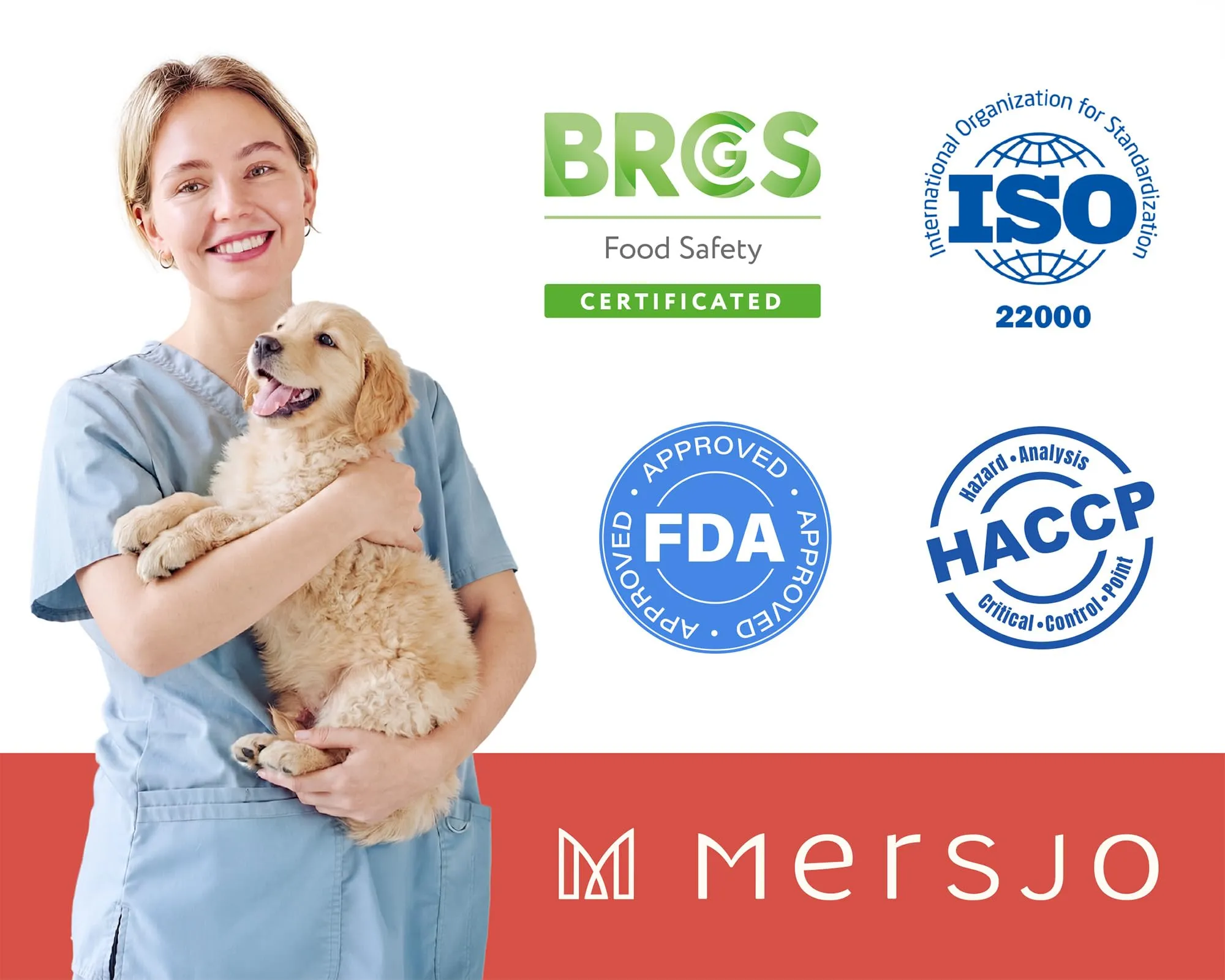 MERSJO Snack per cani con pollo e calcio, 2 x 500 g - immagine 7