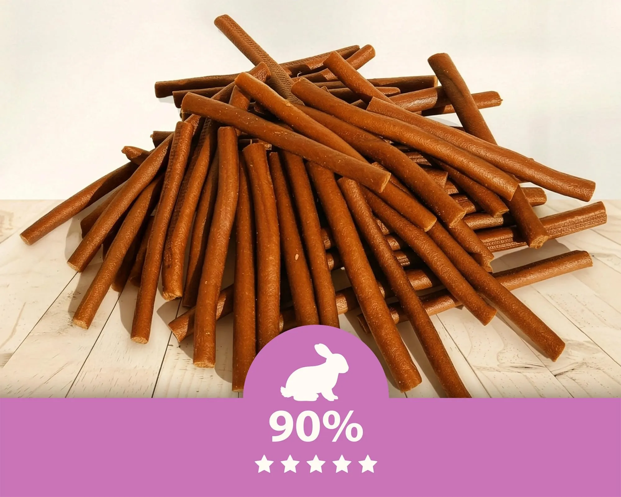 MERSJO Snack per cani al coniglio morbido, senza cereali e zucchero, 500 g (Confezione da 2) - immagine 8