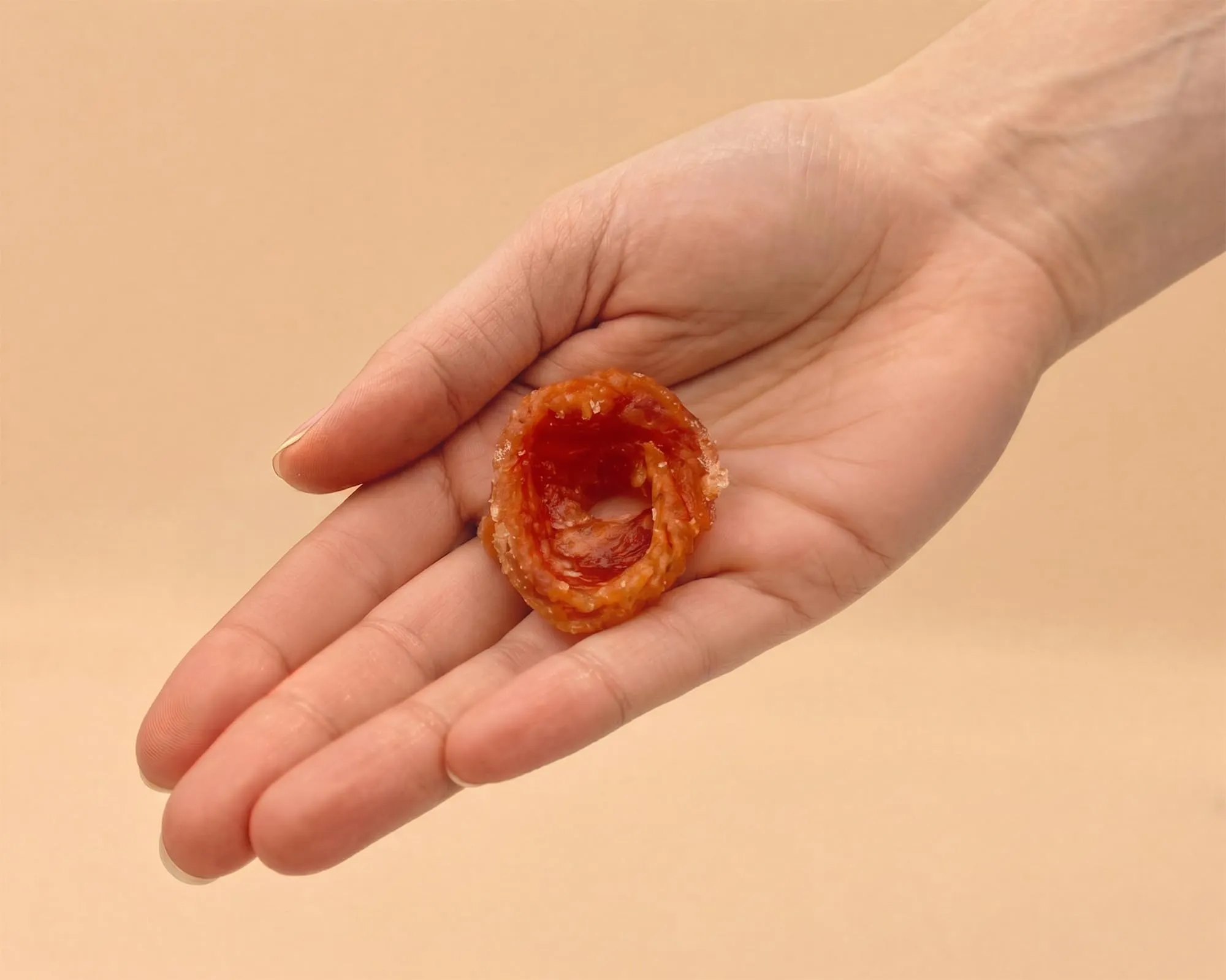 MERSJO Hundeleckerlis Duck Rings, 95% carne d'anatra, senza cereali, 2 x 500 g - immagine 5