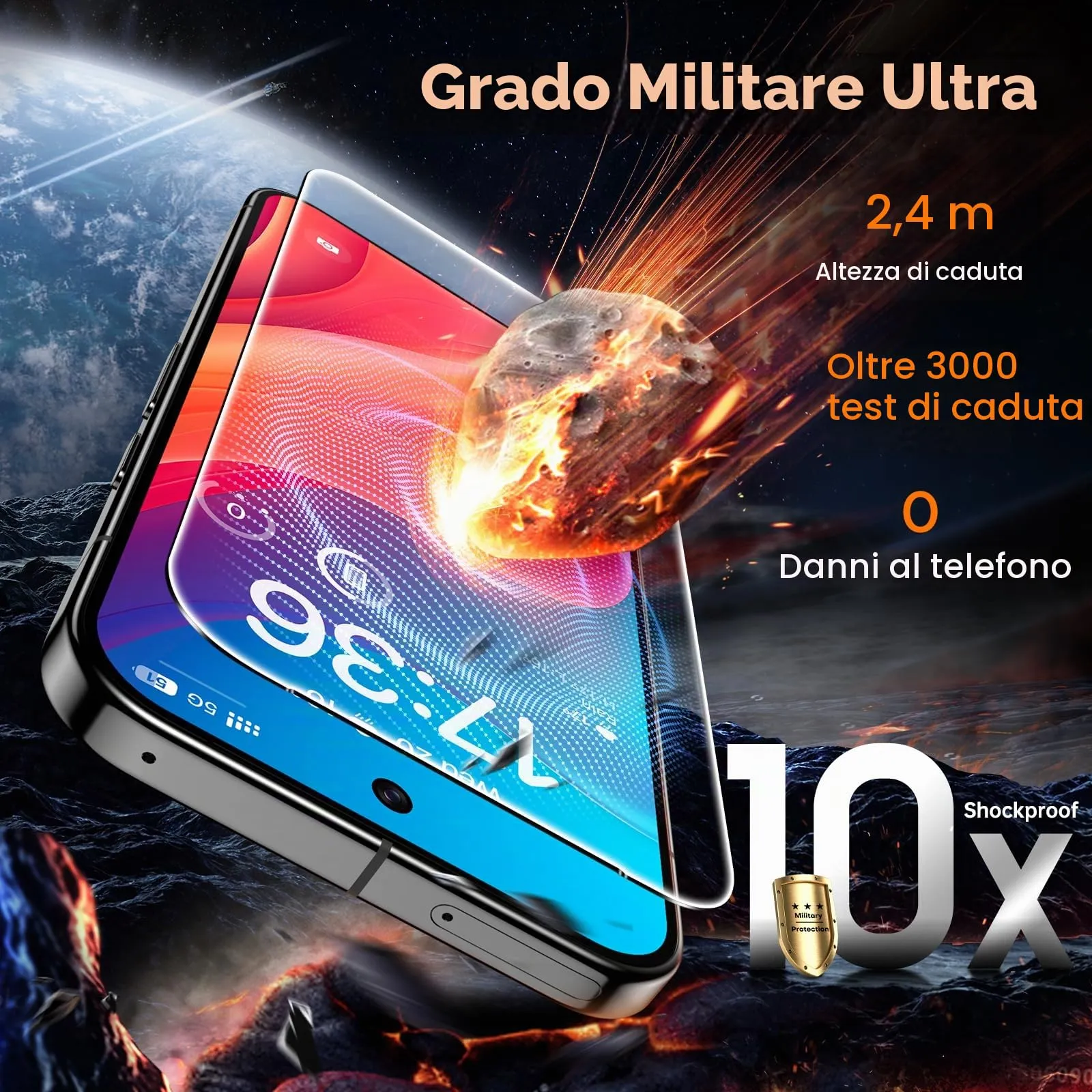 TOCOL Pellicola Protettiva in Vetro Temperato 9H per Google Pixel 10 Pro XL, 2 Pezzi - immagine 4