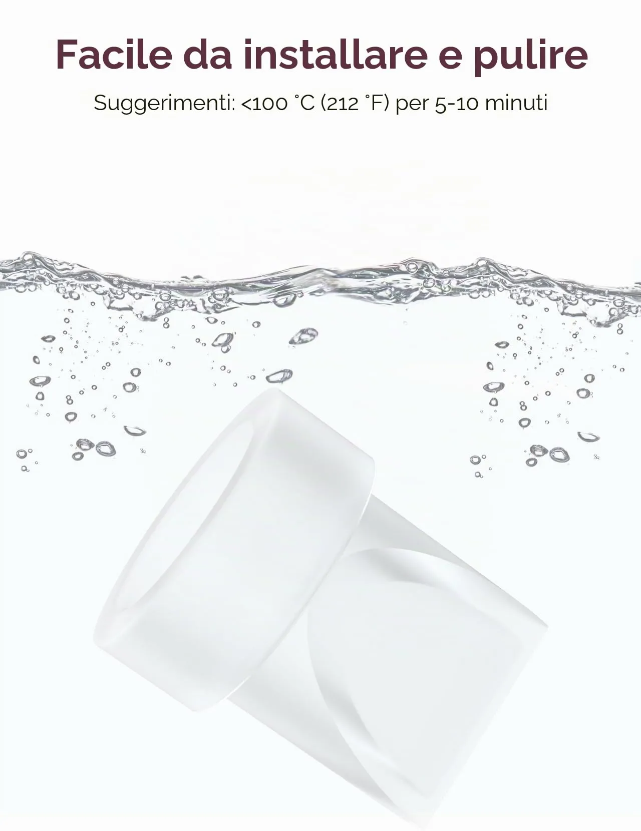 Momcozy Valvole a becco d'anatra M5, confezione da 4, parti di ricambio per tiralatte M5 - immagine 5