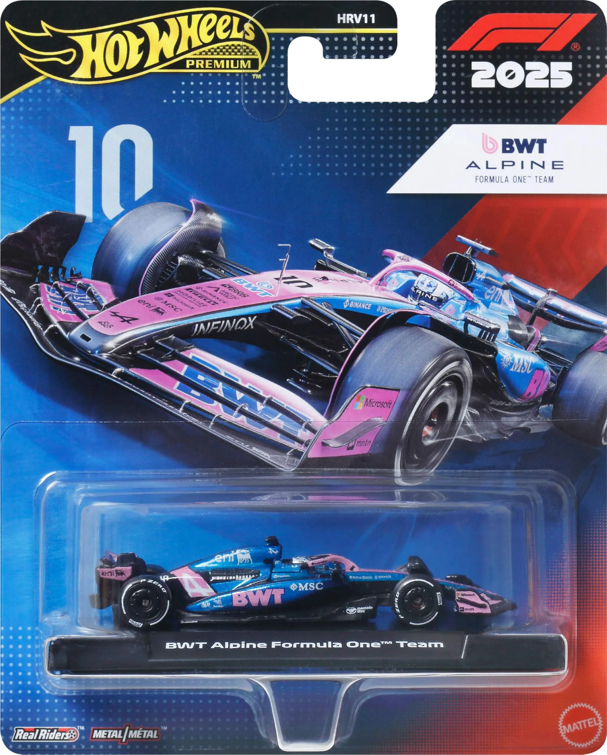 Hot Wheels Premium BWT Alpine Formula 1 Team (#10) - immagine 6