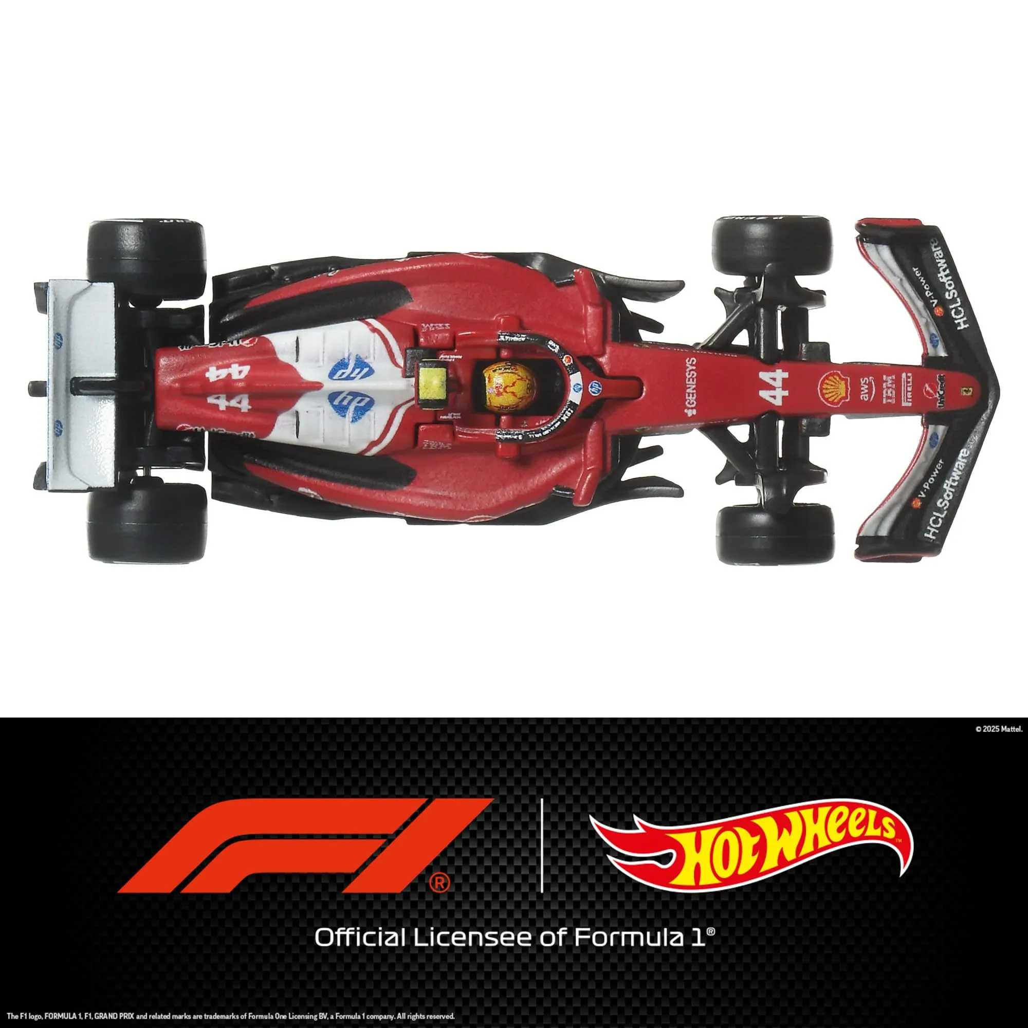 Hot Wheels Premium Formula 1 #44 Lewis Hamilton Race Car - immagine 3