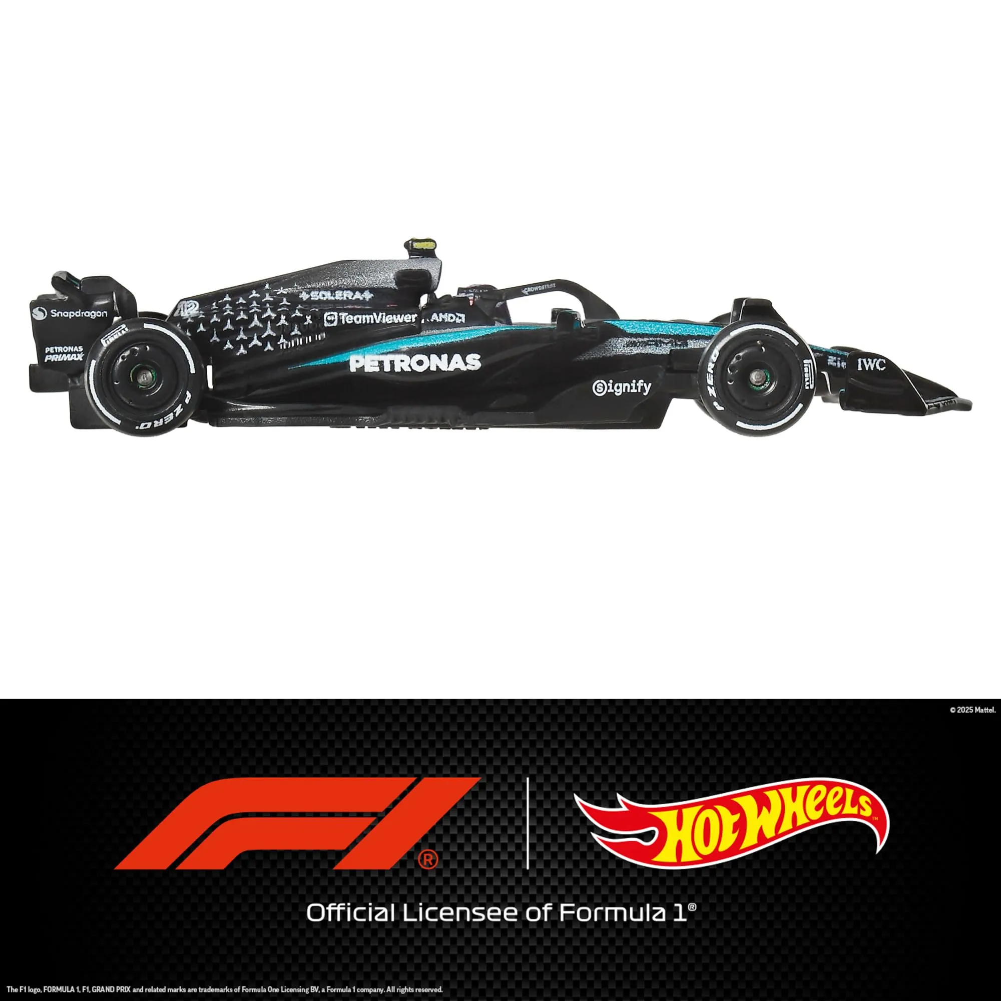 Hot Wheels Premium Mercedes-AMG PETRONAS Formula 1 Auto 1:64 - immagine 5