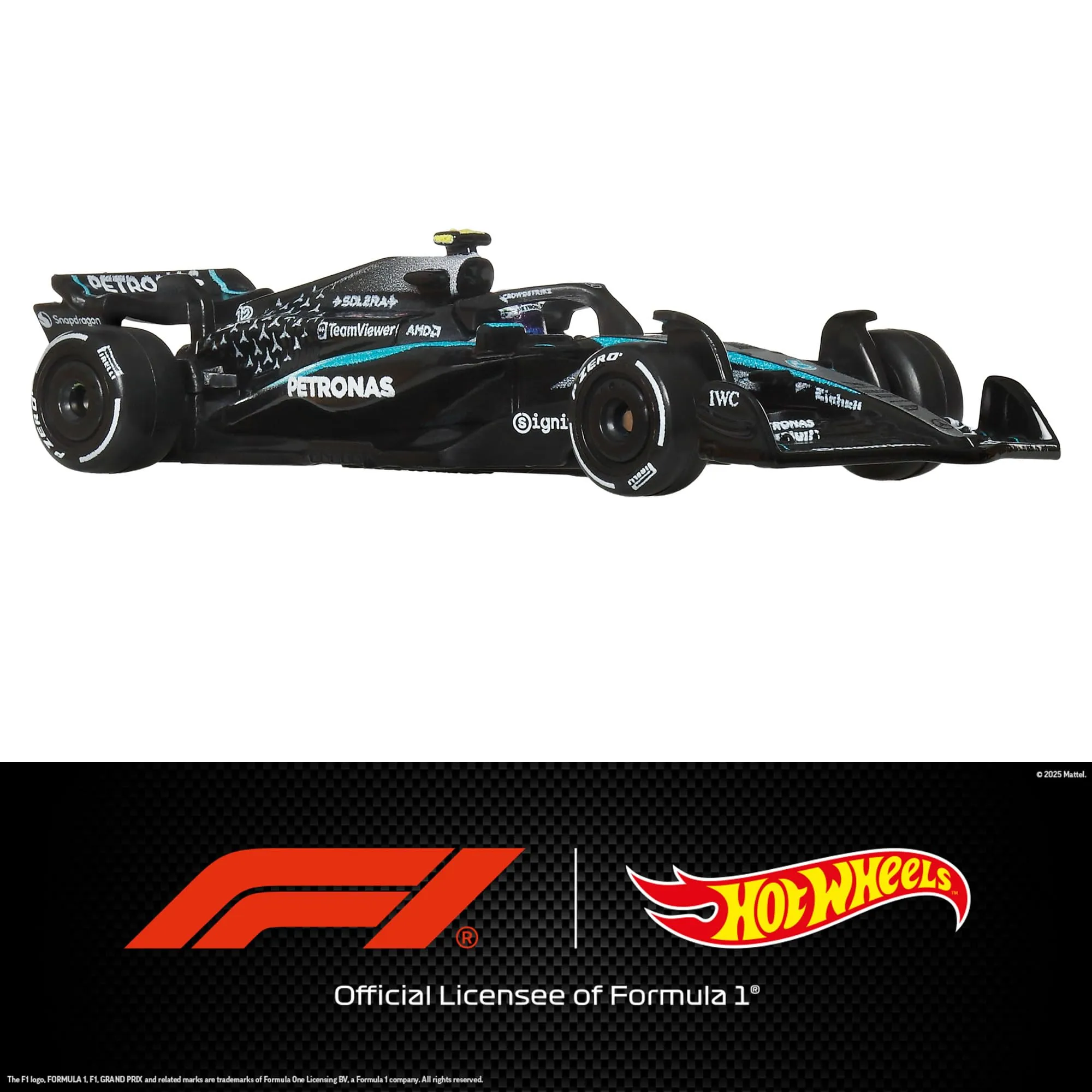 Hot Wheels Premium Mercedes-AMG PETRONAS Formula 1 Auto 1:64 - immagine 6