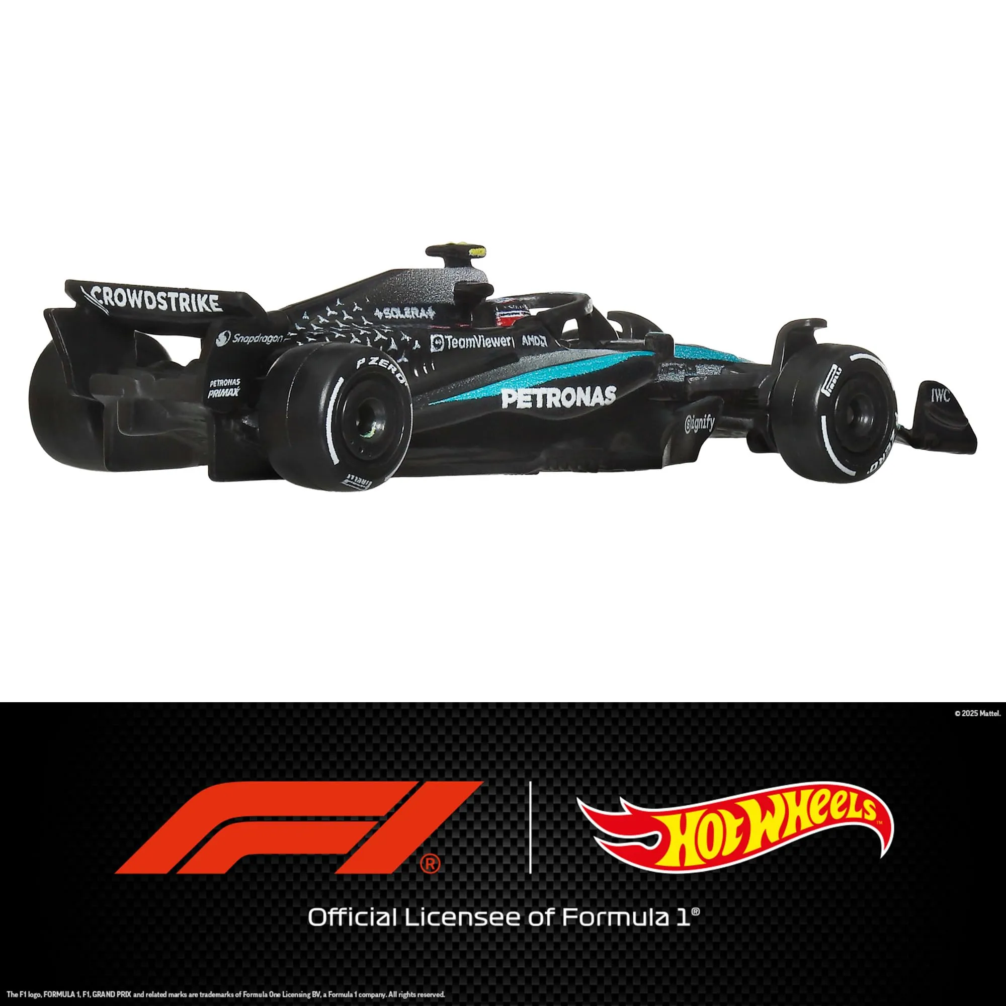 Hot Wheels Premium Mercedes-AMG PETRONAS Formula 1 Auto 1:64 - immagine 7
