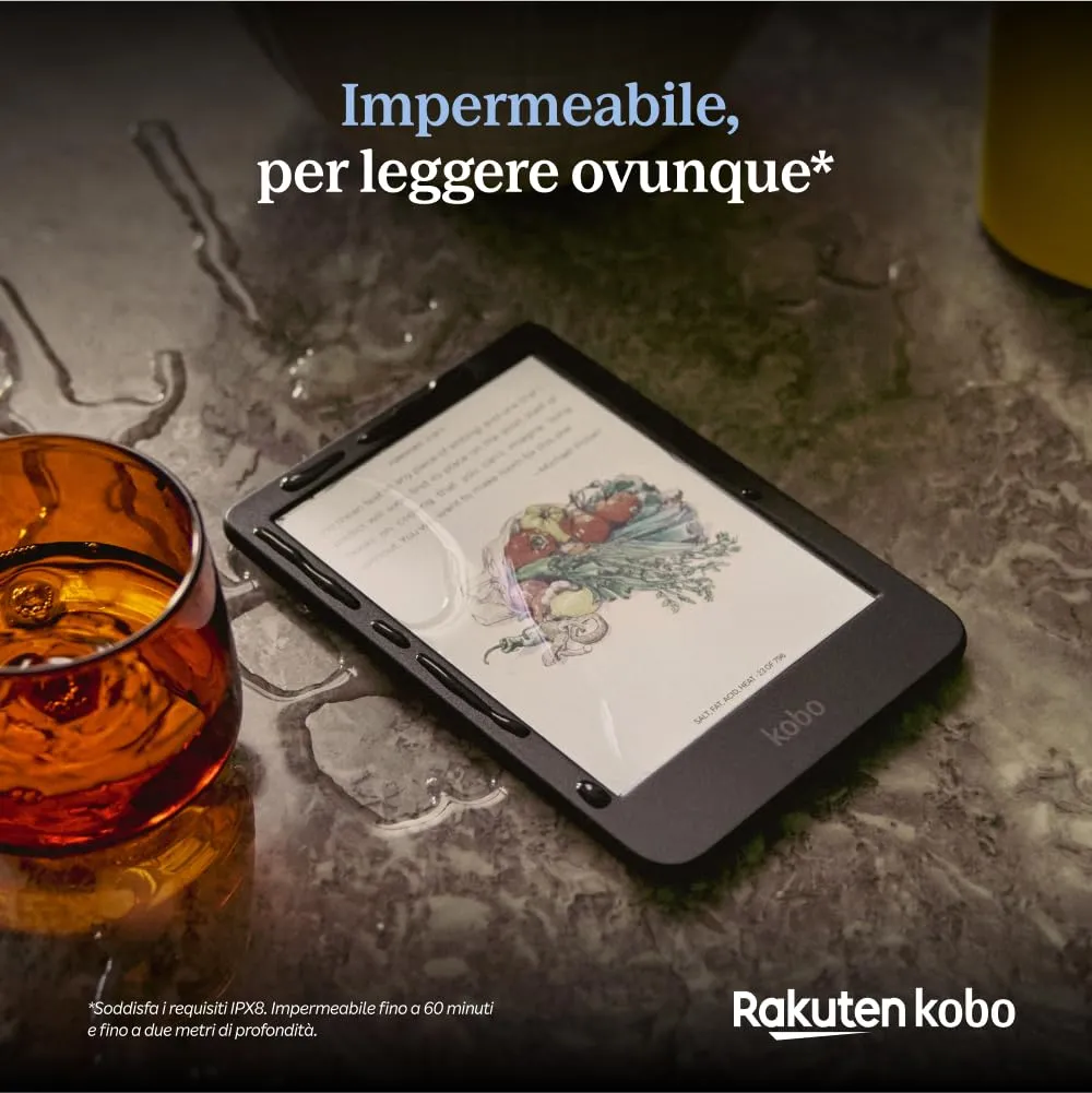 Kobo Clara Colour eReader - E Ink Kaleido 3 6” - Bianco - immagine 6