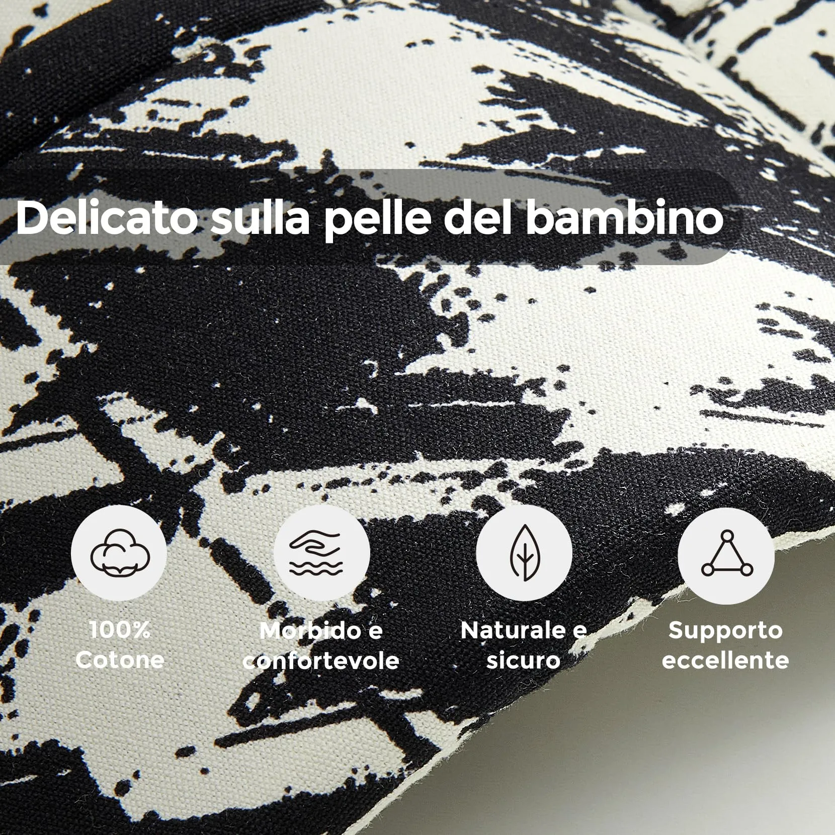 Momcozy Marsupio Neonato Ergonomico 3,2-20 kg (3-24 Mesi) Pied de Poule - immagine 4