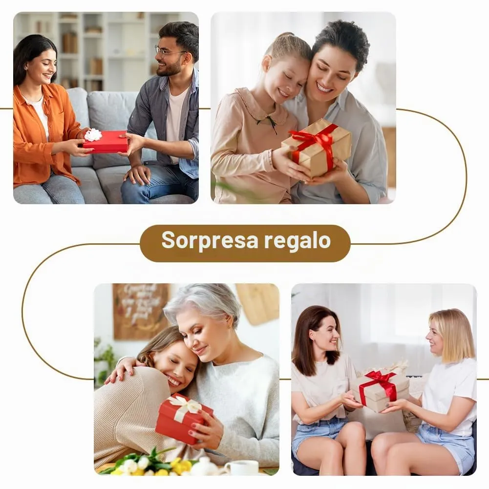 Alaoo Cintura Gioiello Donna in Catena di Metallo, Oro, 135cm, 21mm - immagine 7
