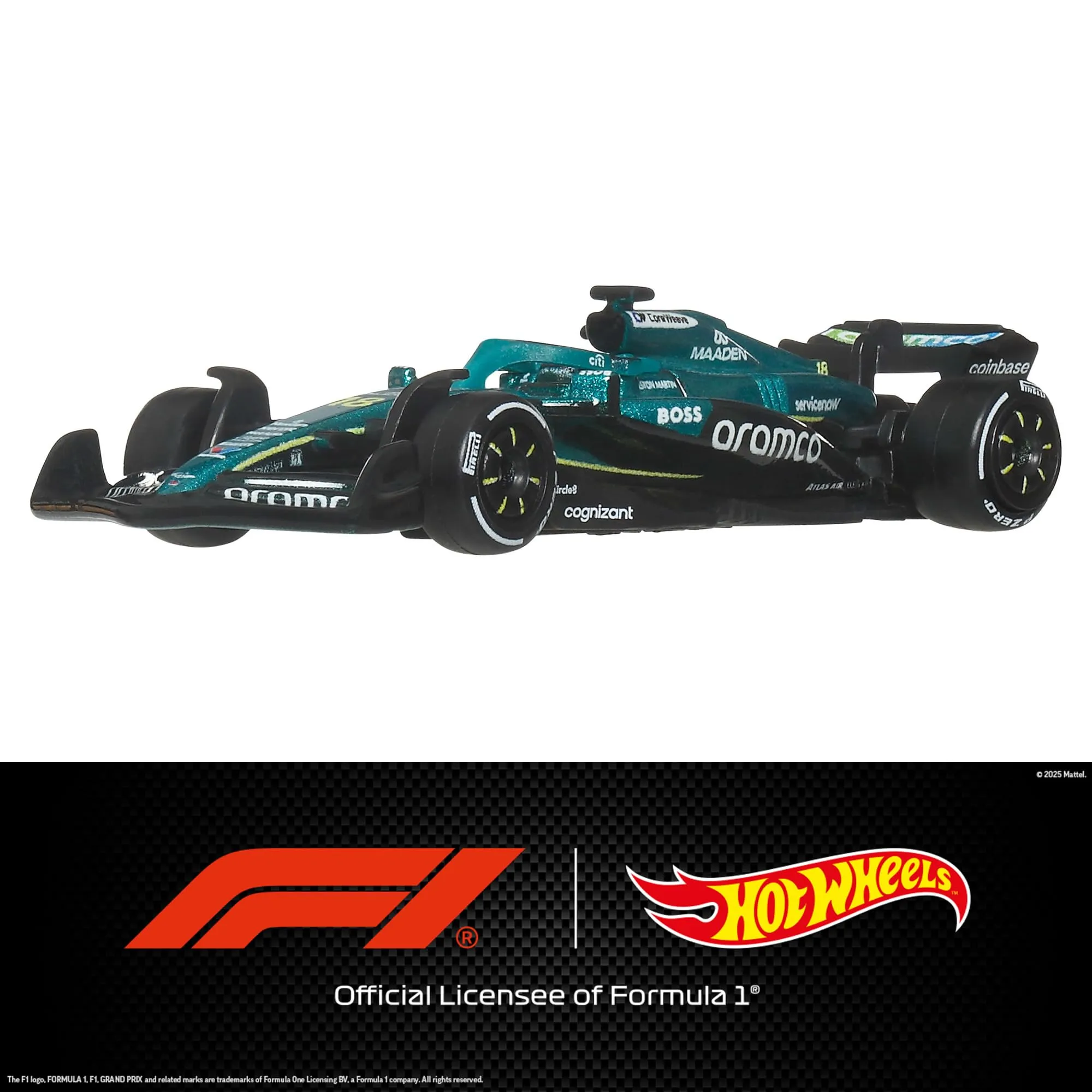 Hot Wheels Premium Auto Team Aston Martin Aramco Formula 1 1:64 - immagine 2