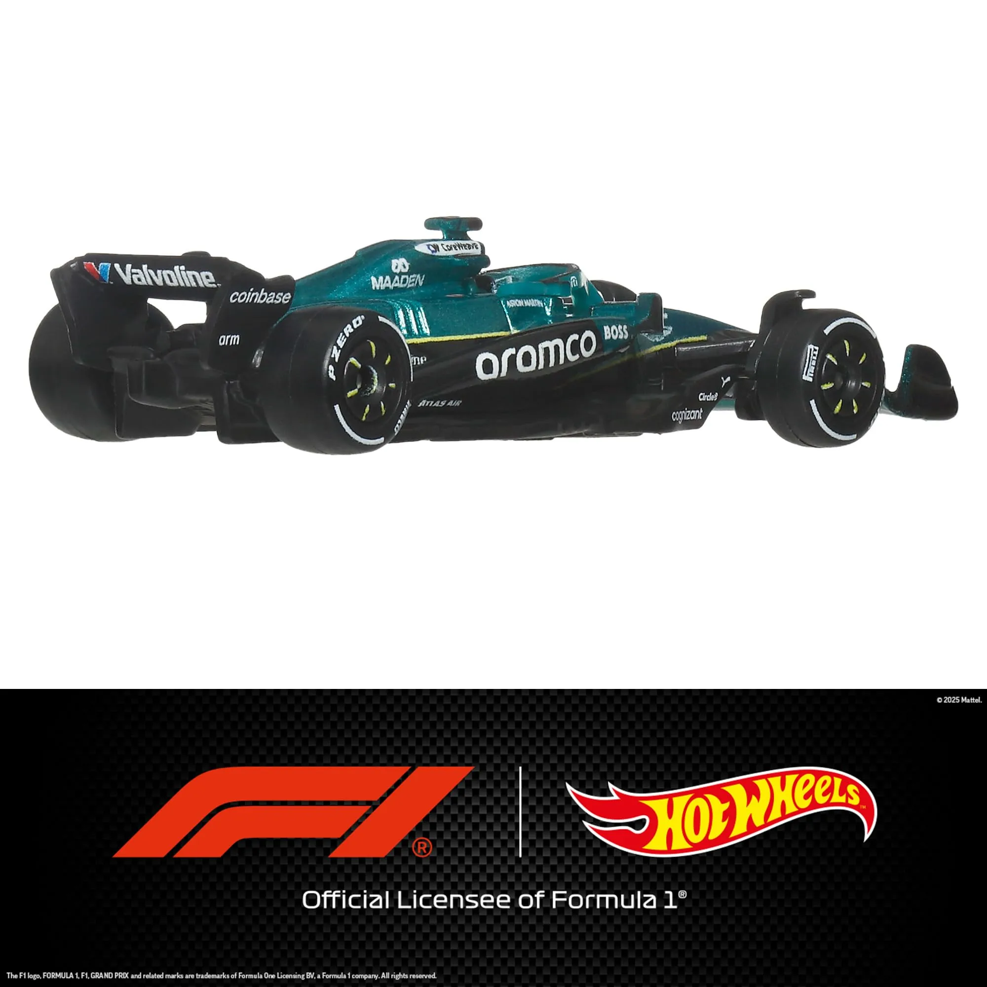 Hot Wheels Premium Auto Team Aston Martin Aramco Formula 1 1:64 - immagine 7