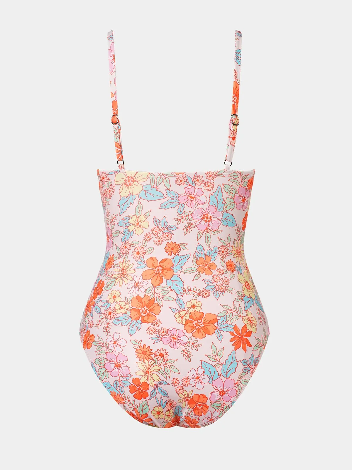 Cupshe Costume da bagno intero da donna con scollo a V e controllo della pancia, M - immagine 6