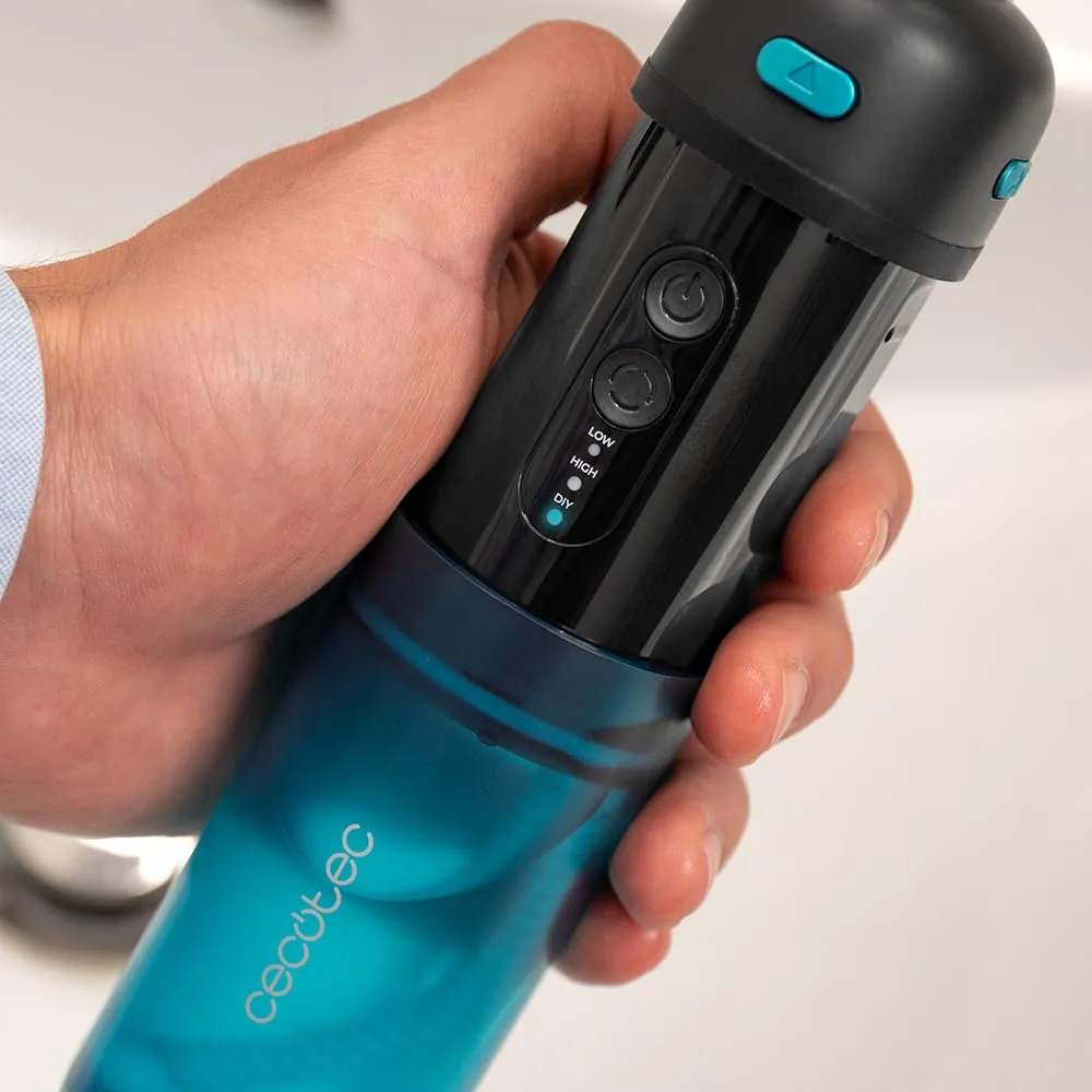 Cecotec ToothCare Jet Clean Splash Irrigatore Orale da Viaggio, 3 Modalità, 8 Intensità, 150ml, IPX7, 3 Ugelli Intercambiabili - immagine 5