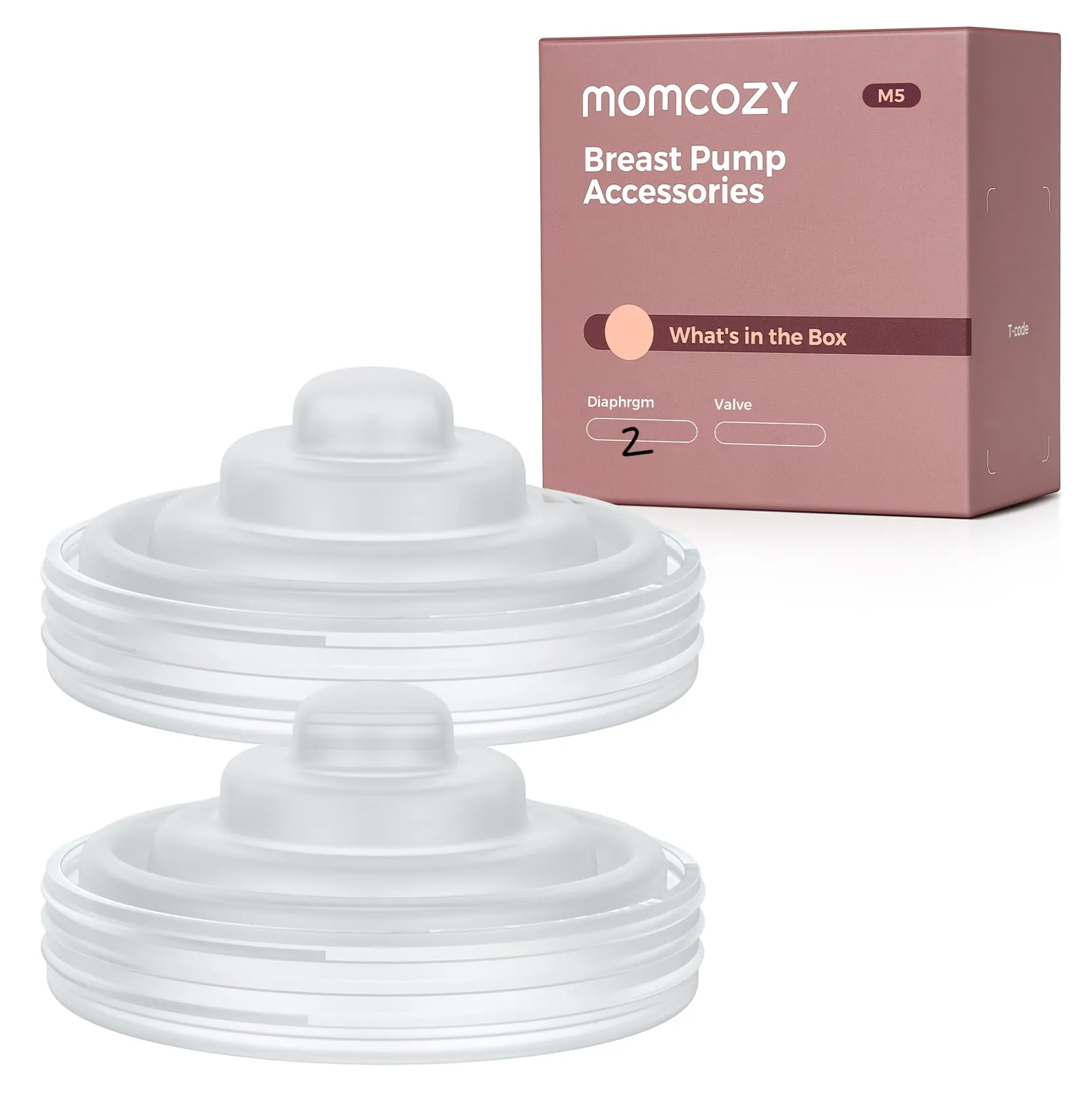 Momcozy M5 Membrane Replacement Accessories, 2 PCS - immagine 1