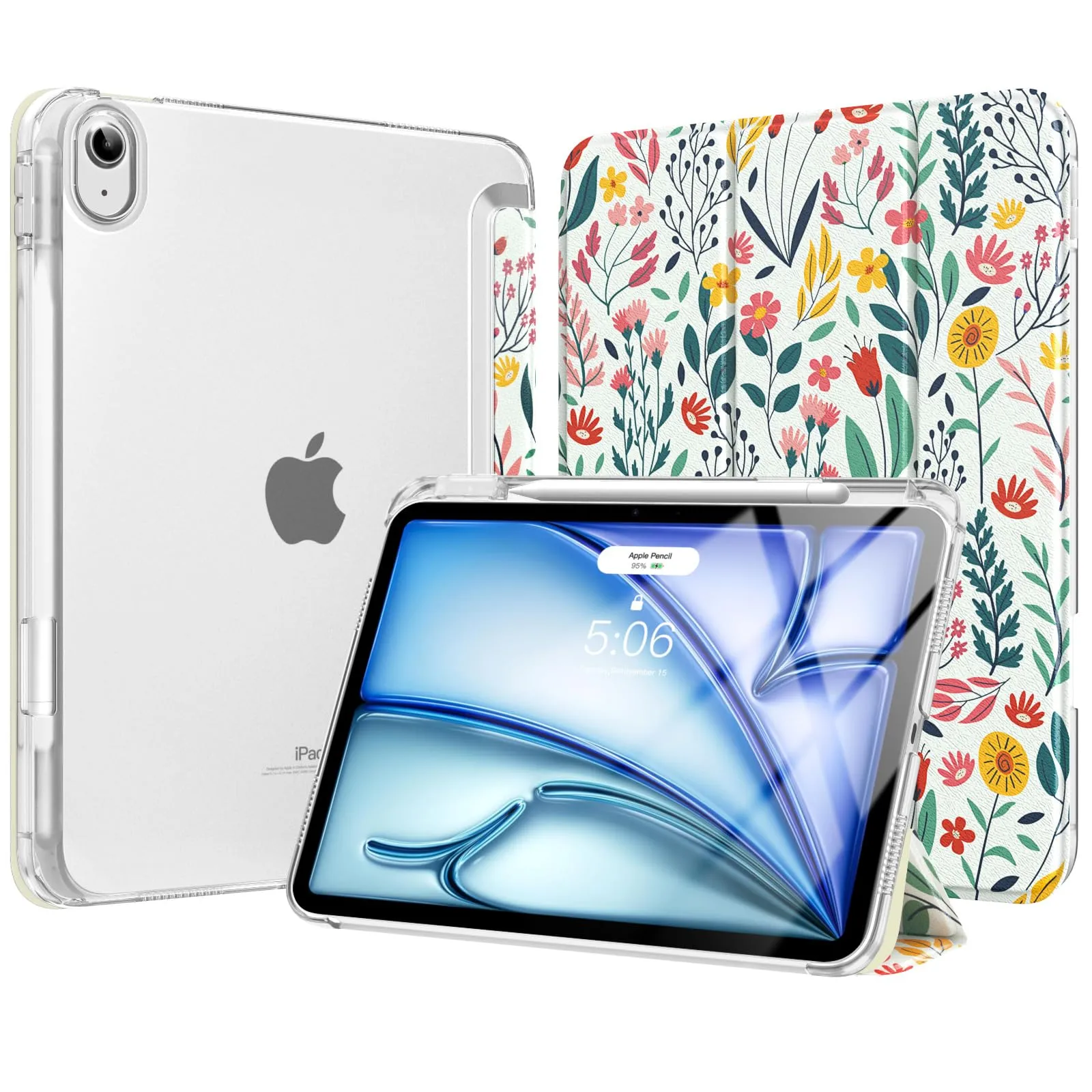 MoKo Cover per iPad Air 11 Pollici (M4/M3/M2) 2024/2025/2026 con Portapenna - immagine 1