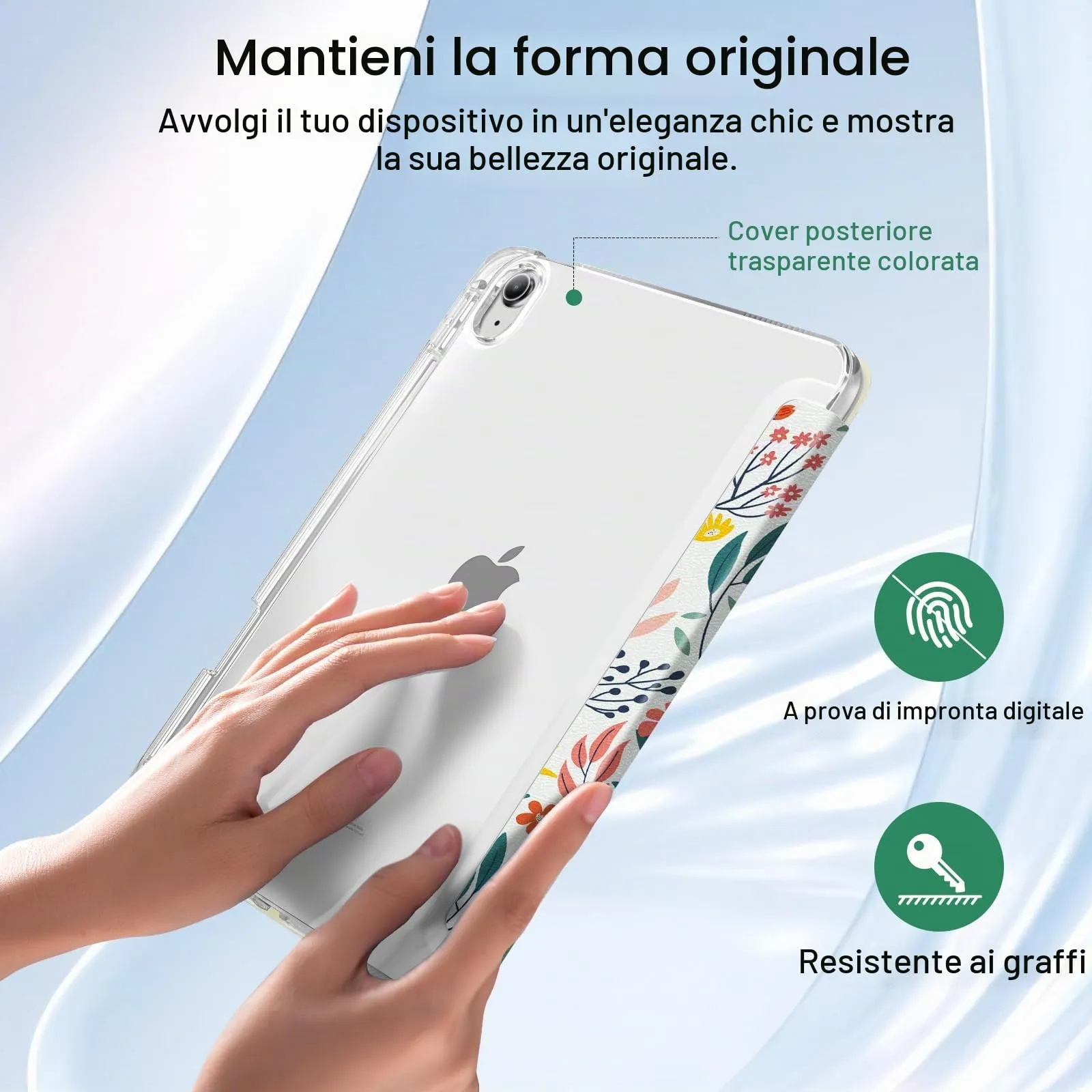 MoKo Cover per iPad Air 11 Pollici (M4/M3/M2) 2024/2025/2026 con Portapenna - immagine 5