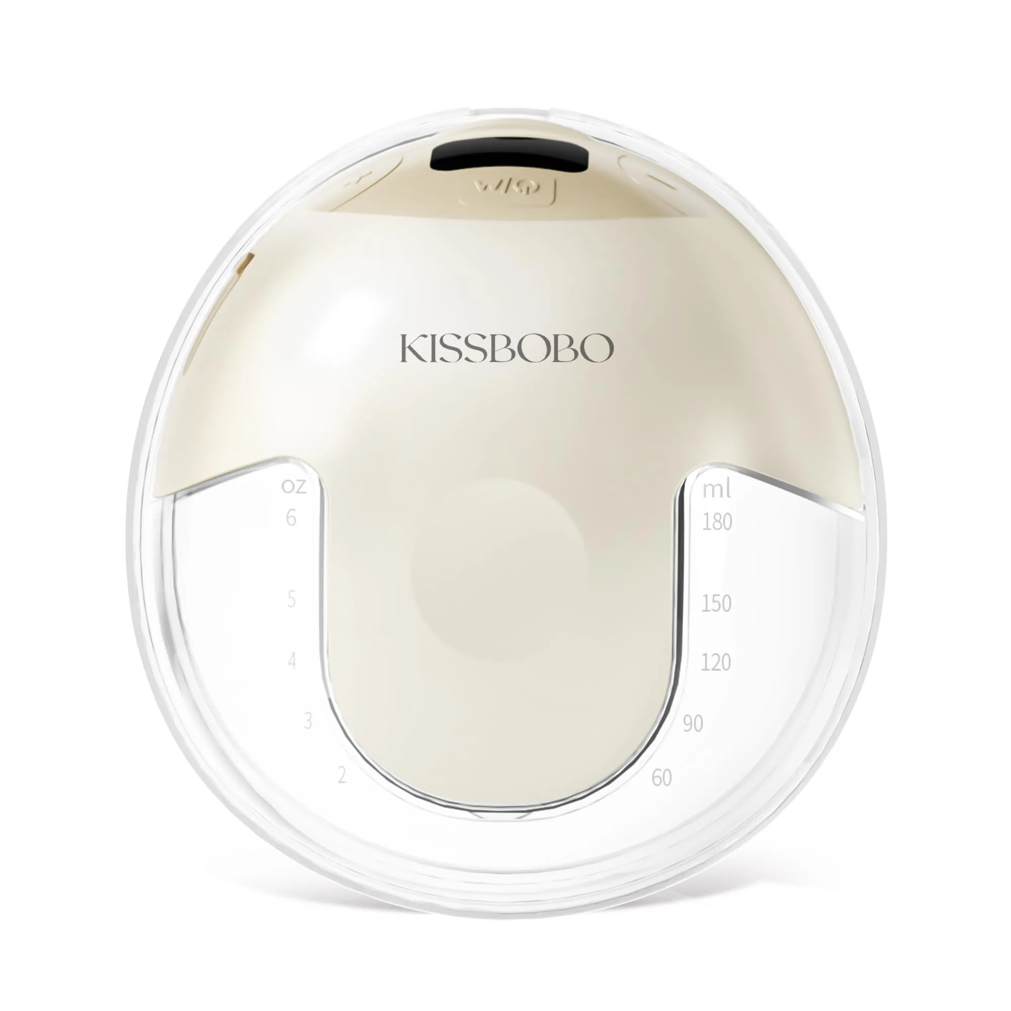 KISSBOBO K5 Tiralatte Elettrico, 4 Modalità, 19 Livelli, 280 mmHg, Mani Libere, Beige - immagine 1