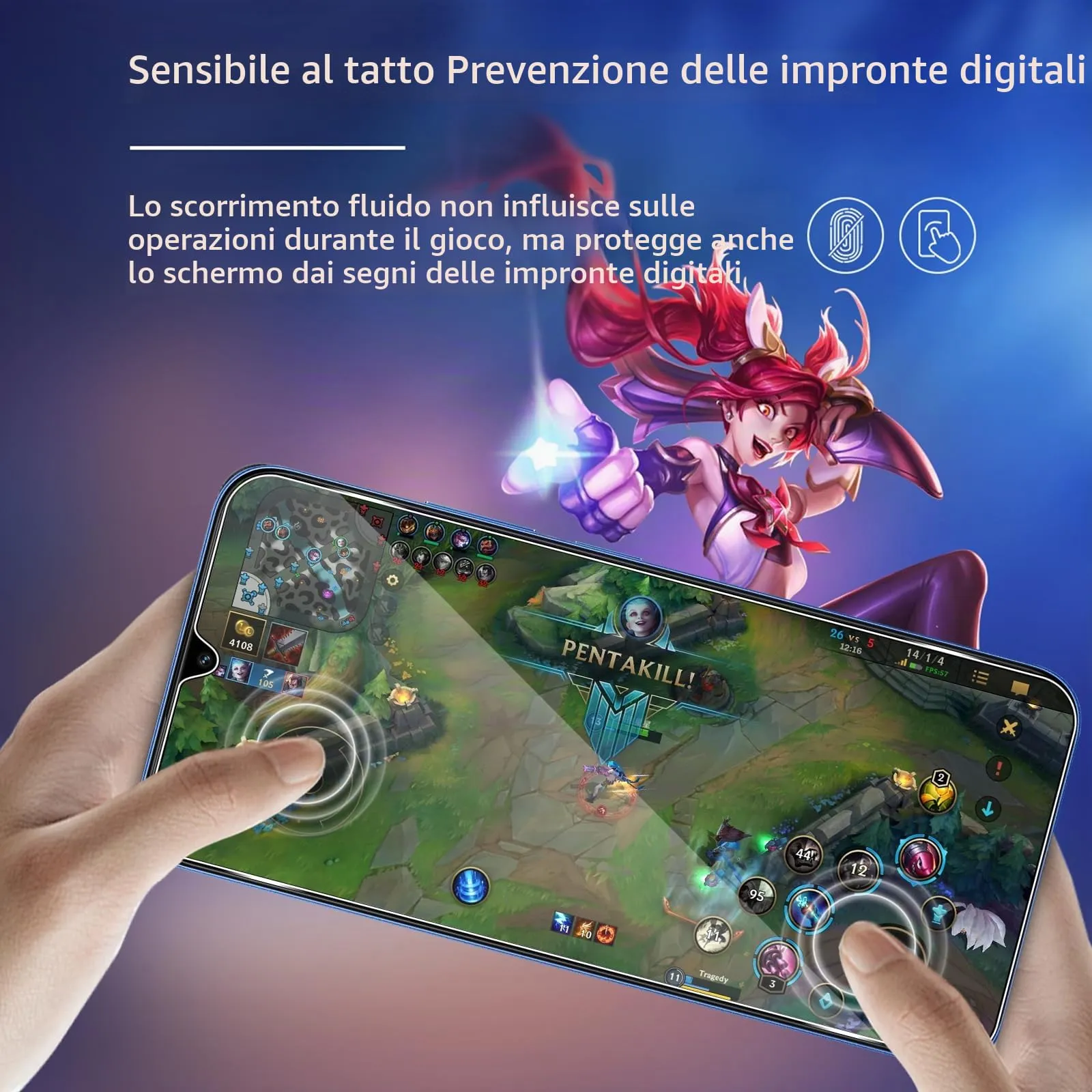 ELYCO Vetro Temperato per Xiaomi Redmi 15C, 2+2 Pezzi - immagine 4