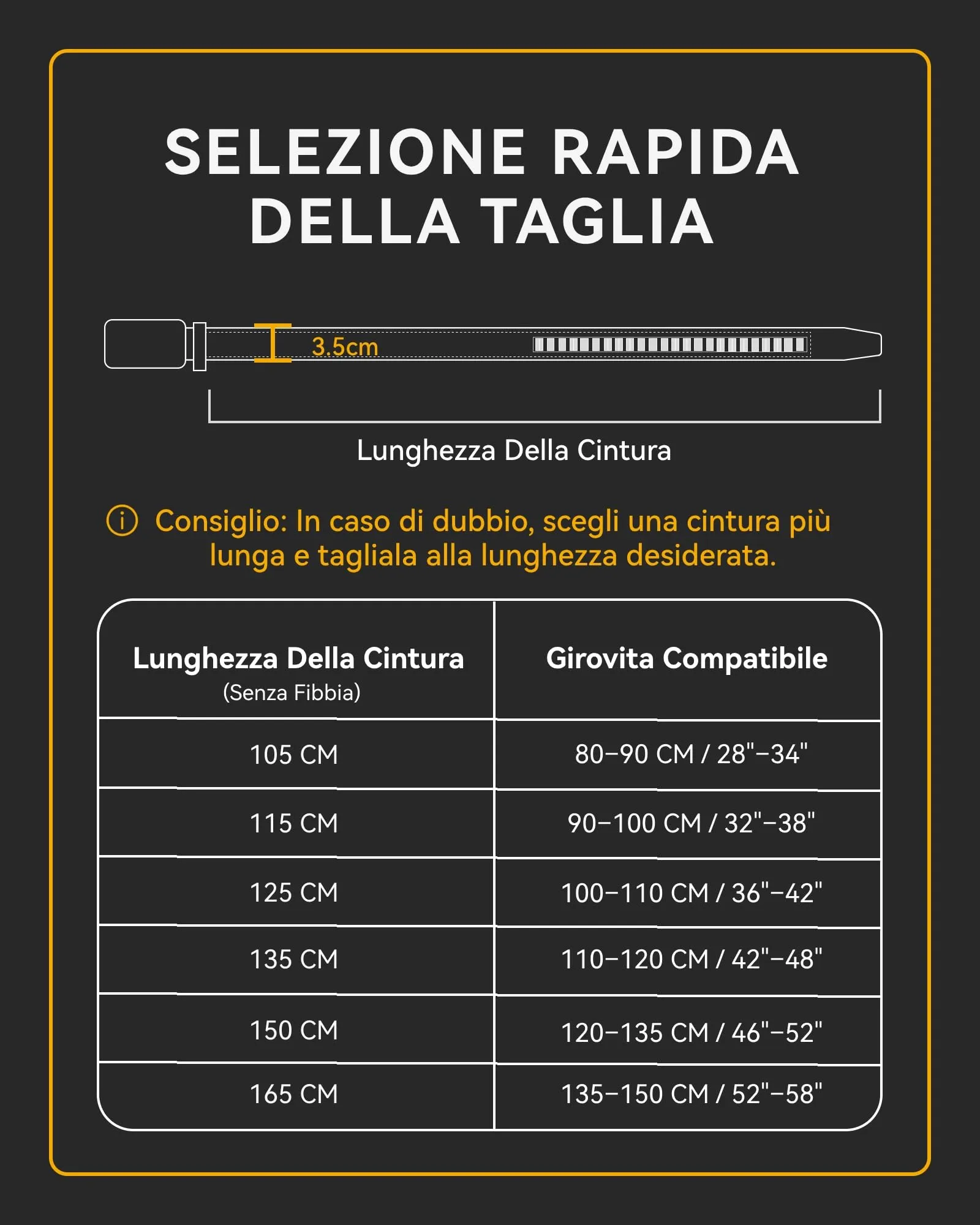 CHAOREN Cintura Uomo con Fibbia a Cricchetto Automatica, 35mm - immagine 6