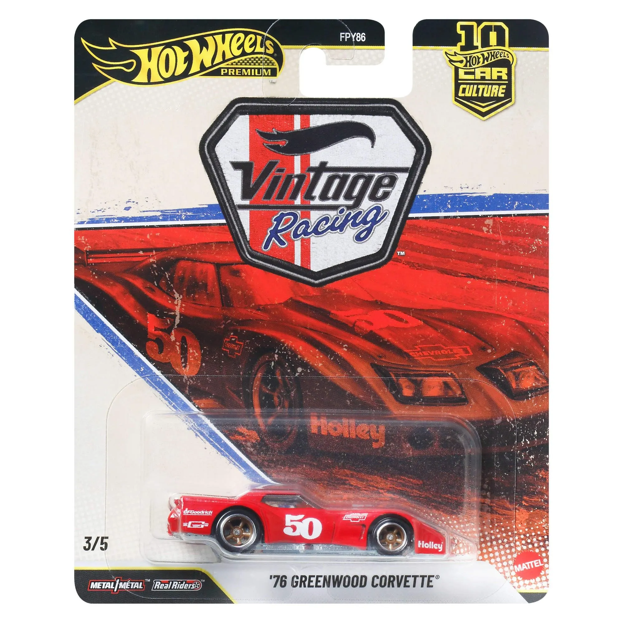 Hot Wheels Premium Car Culture '76 Greenwood Corvette - immagine 1