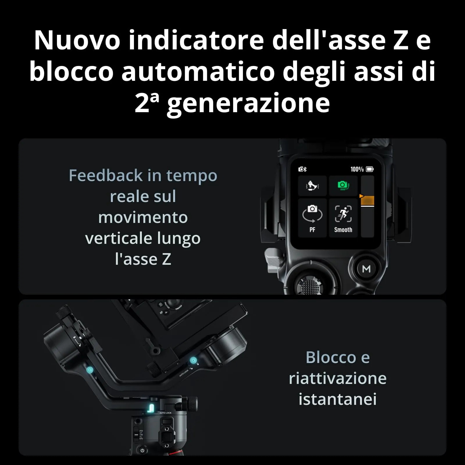 DJI RS 5 Stabilizzatore per Fotocamera Canon Sony Nikon Fujifilm - immagine 7
