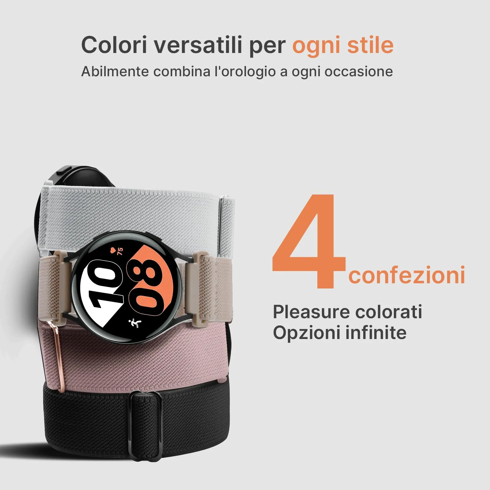 Fullmosa Cinturino Orologio in Nylon 20mm a Sgancio Rapido, Impermeabile - immagine 8