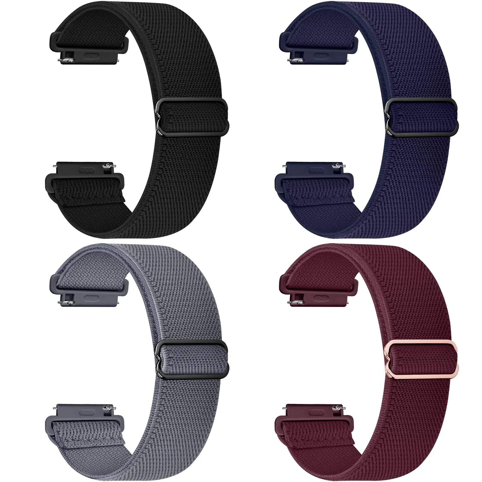 Fullmosa Cinturino Orologio in Nylon Elastico 20mm a Sgancio Rapido, Impermeabile - immagine 1