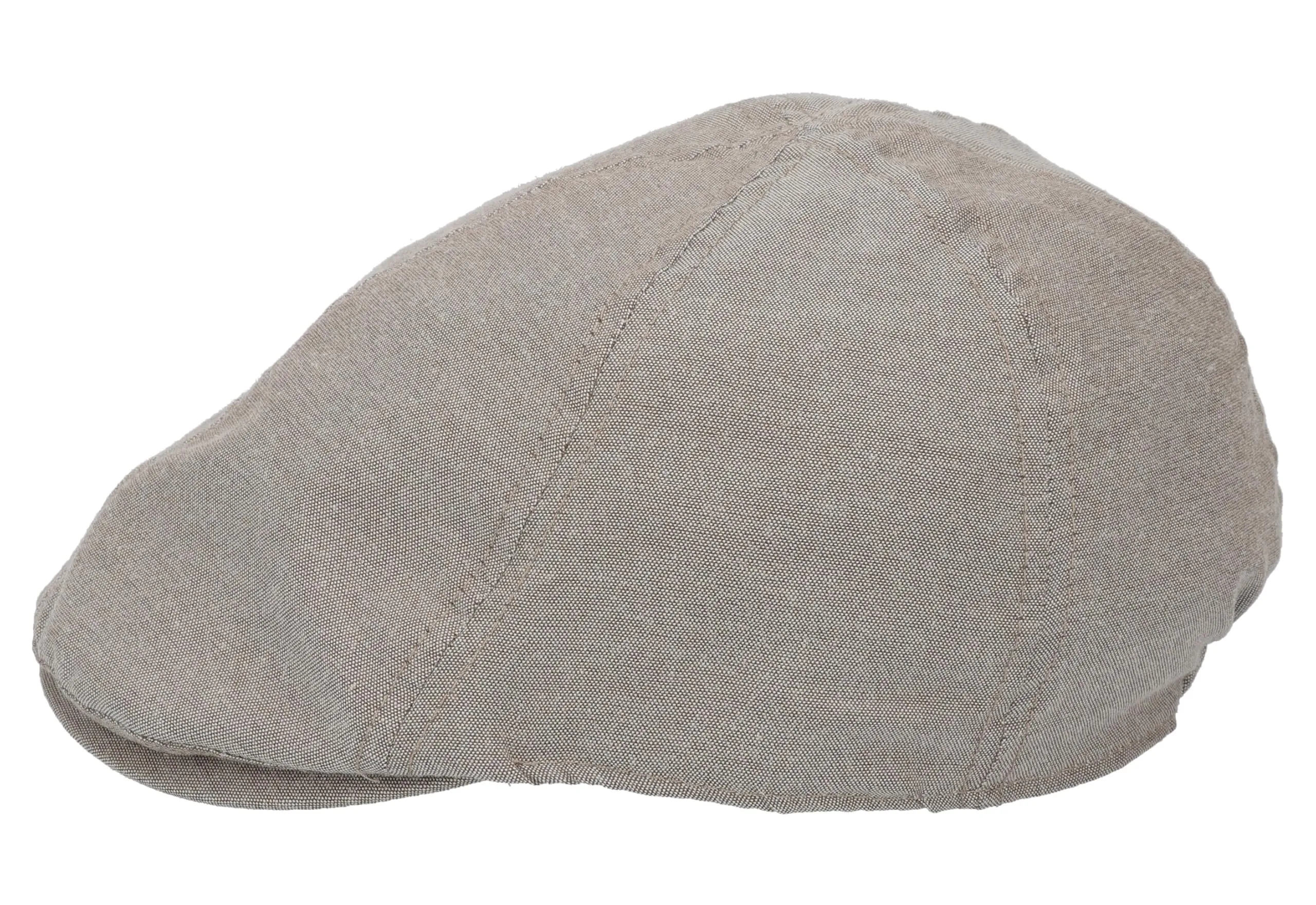 Riki Browns Coppola Estiva Uomo in Cotone Leggero Taupe - immagine 2
