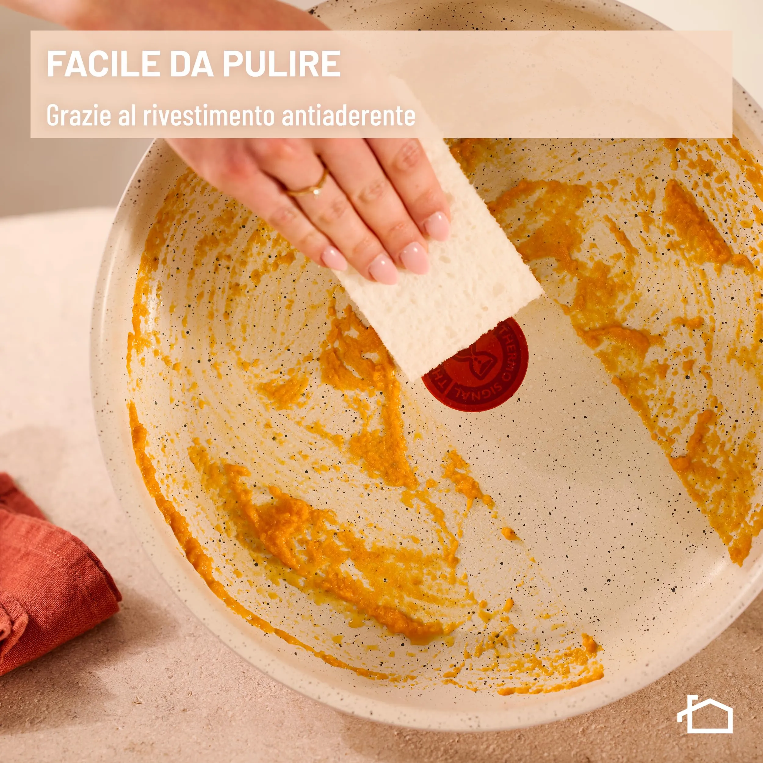 Lagostina Ingenio Pastel Set Padelle Antiaderenti 4 Pezzi, Color Nettuno - immagine 9